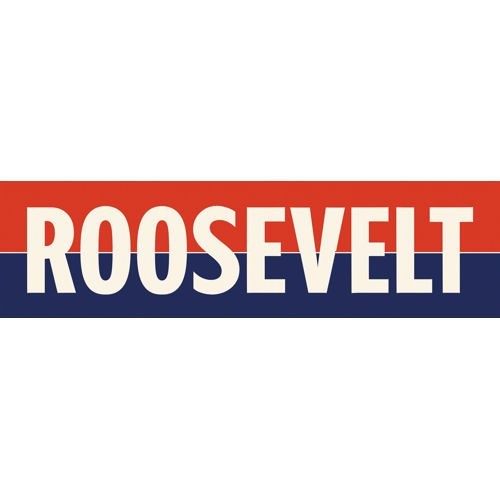 Franklin D Roosevelt FDR Replica President Campaign Bumper Sticker Franklin D Roosevelt FDR Replica President Campaign Bumper Sticker