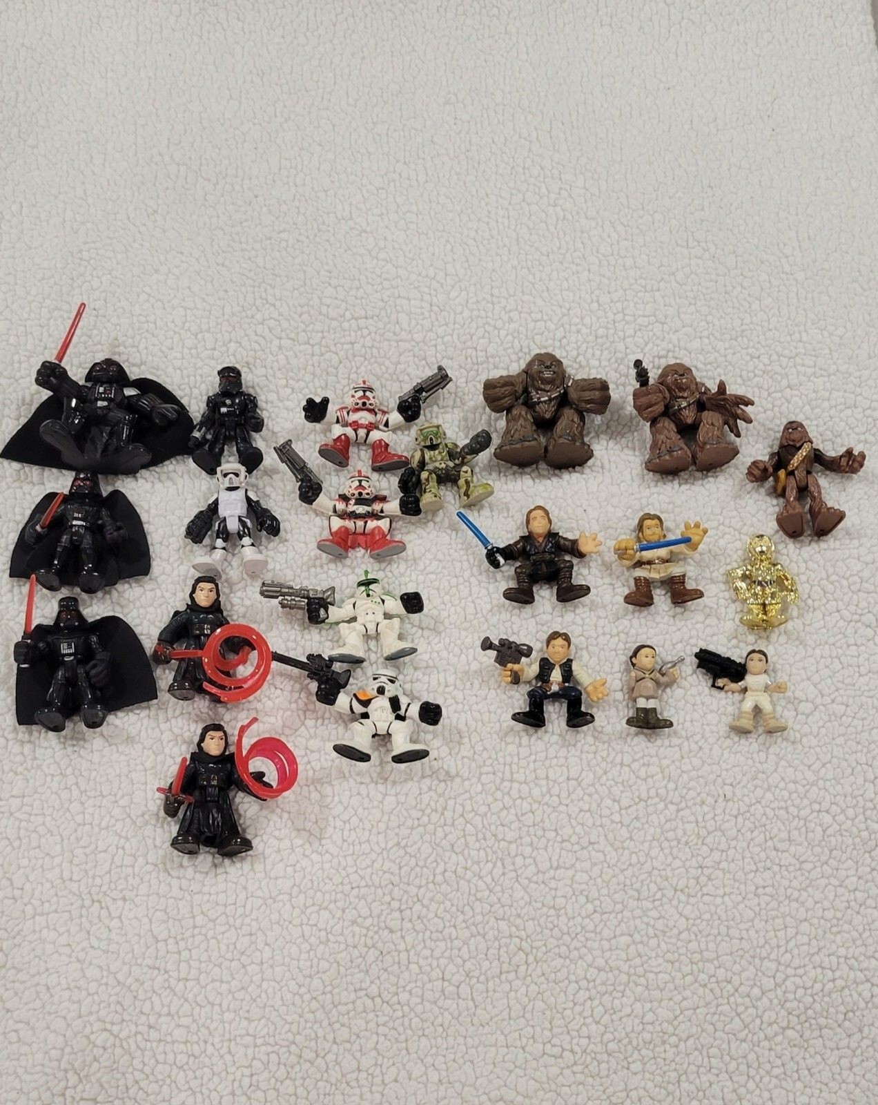 Hasbro Playskool Star Wars Galactic Heroes Lot of 21 - Vader Leia Chewy etc Hasbro Playskool Star Wars Galactic Heroes Lot of 21 - Vader Leia Chewy etc