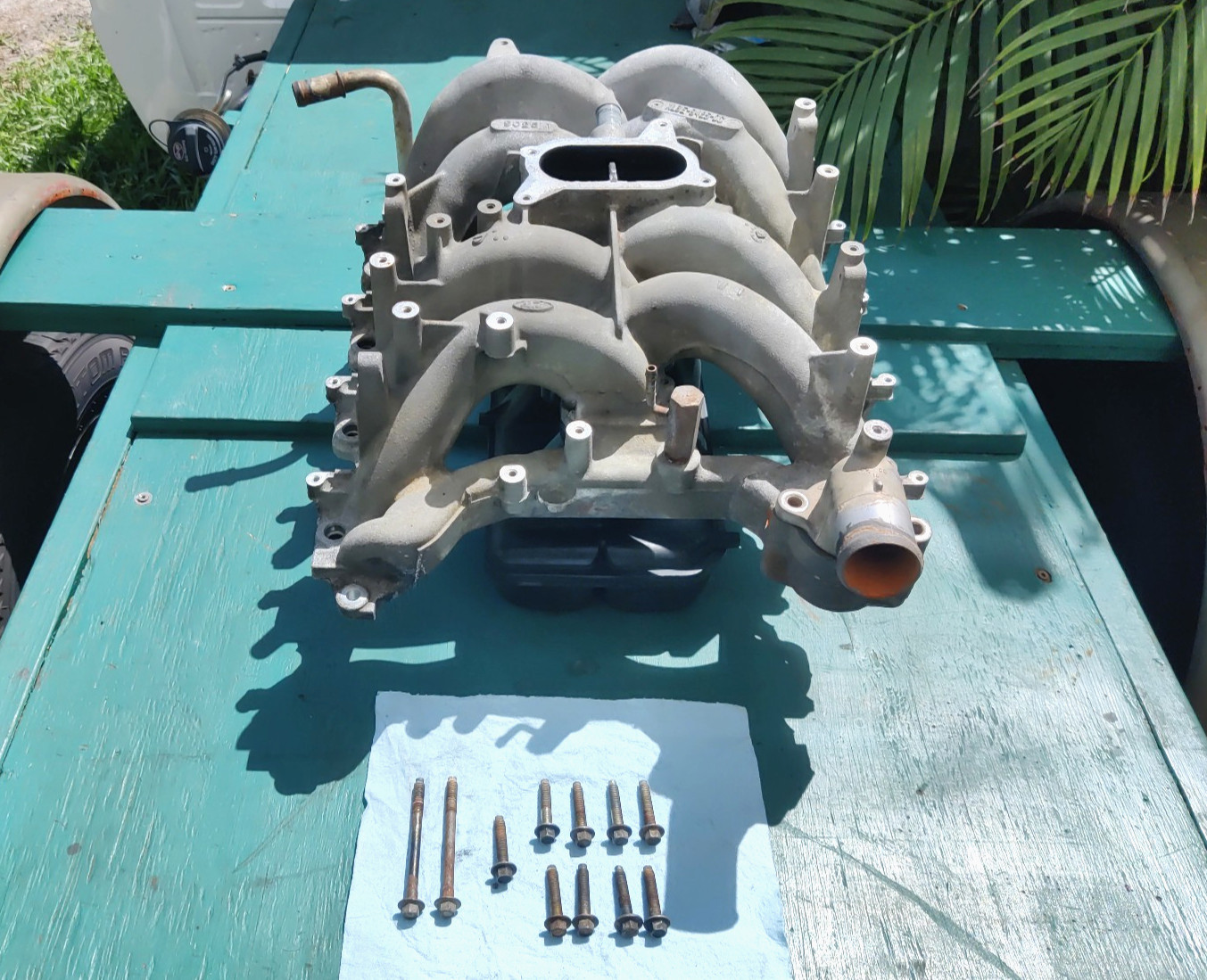 99 Ford 5.4 2v Upper&Lower PI Intake Manifold Aluminum Power Improved 97-03 F150