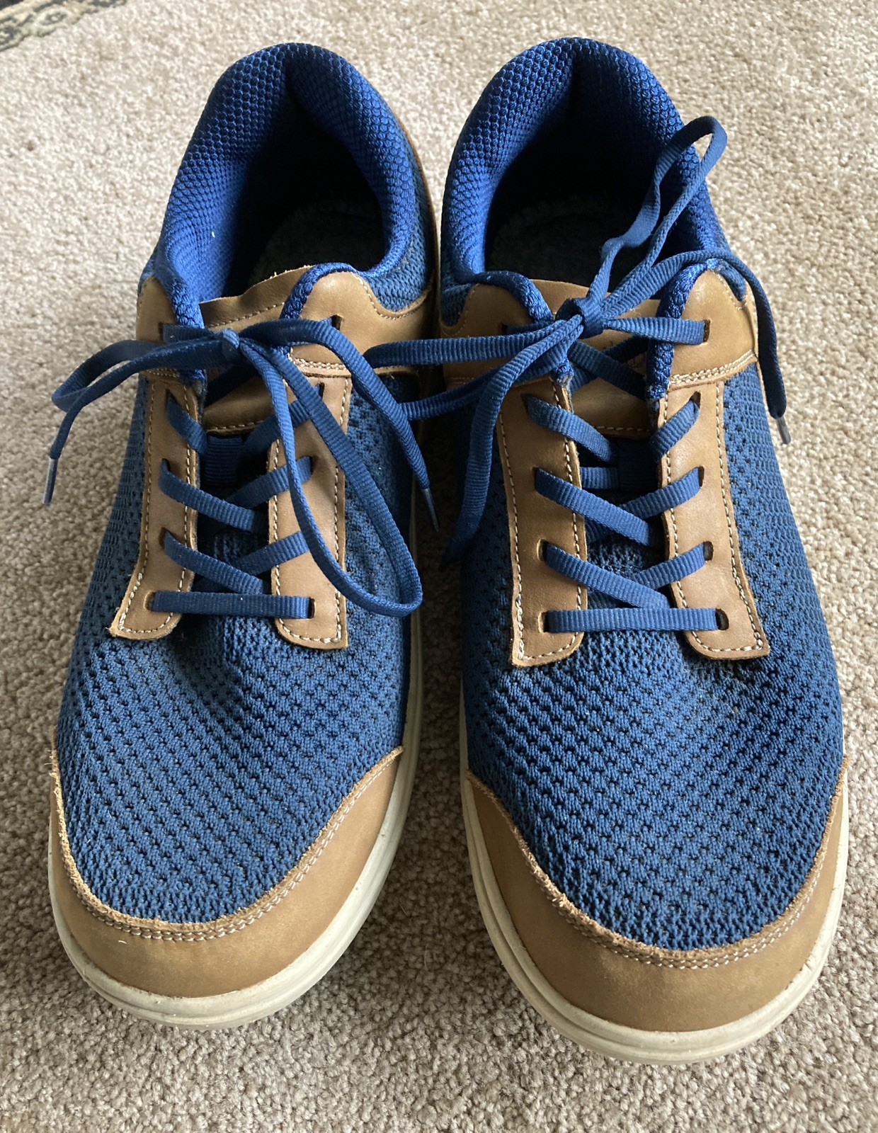 Orthofeet Tabor Mens Size 11.5 D Blue Orthopedic Comfort Sneakers Shoes 