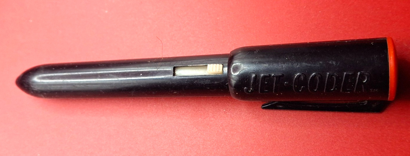1964 Mattel Agent Zero M Jet-Coder Pen Vintage Spy Weapon Secret Code Toy 1960s