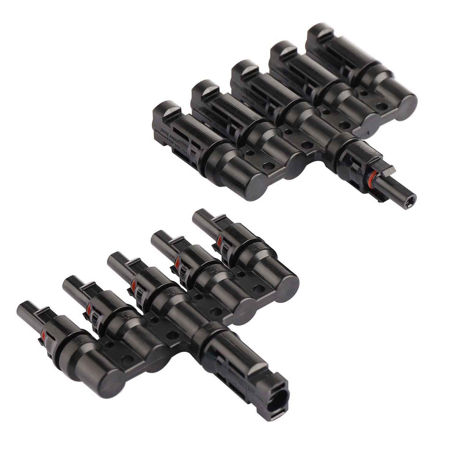 1 Female to 5 Male Solar T Branch Parallel Connector Solar Panel Cable Splitter