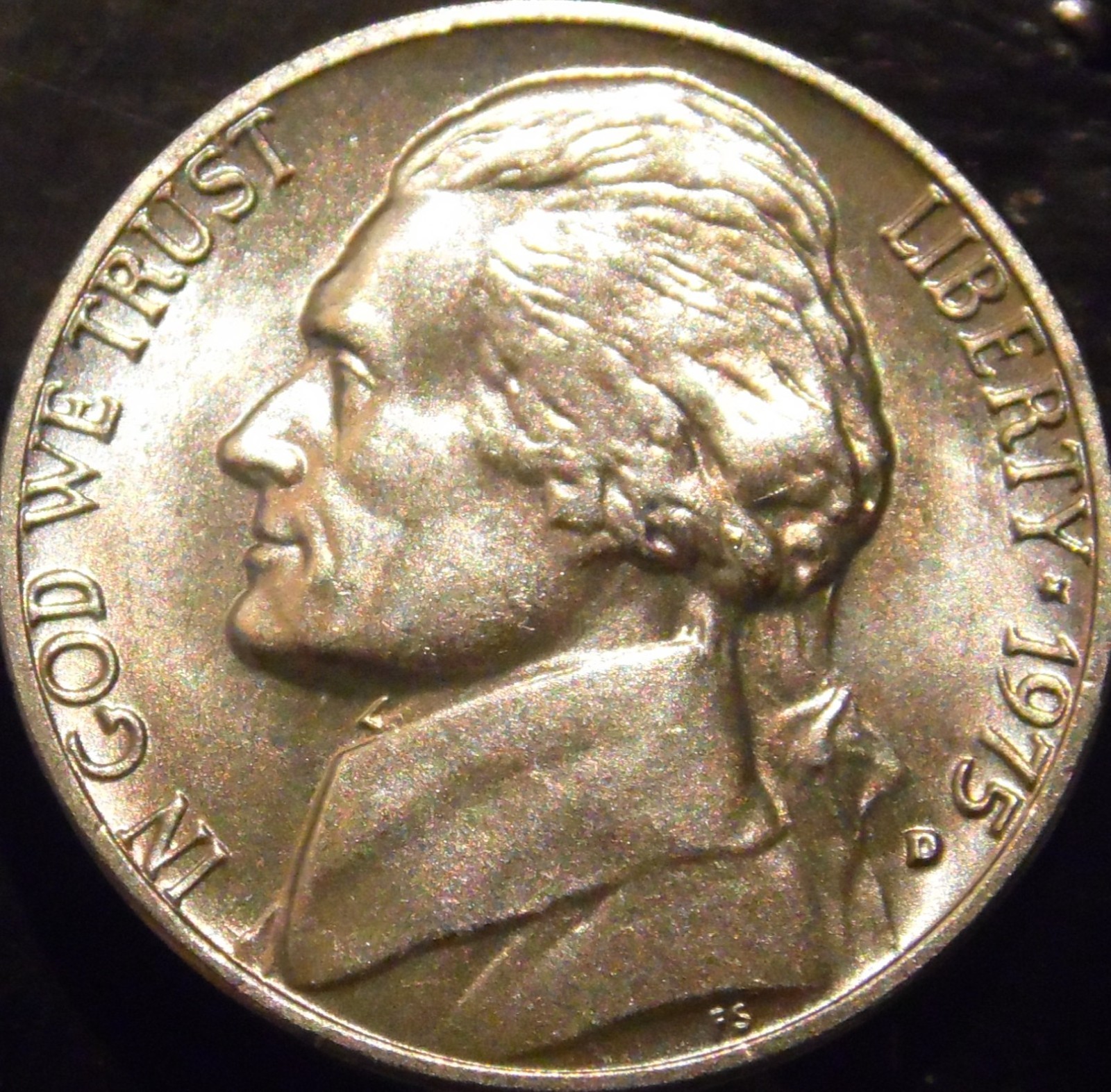 1975-D Jefferson Nickel Gem BU Uncirculated Full Steps Full Step Superb