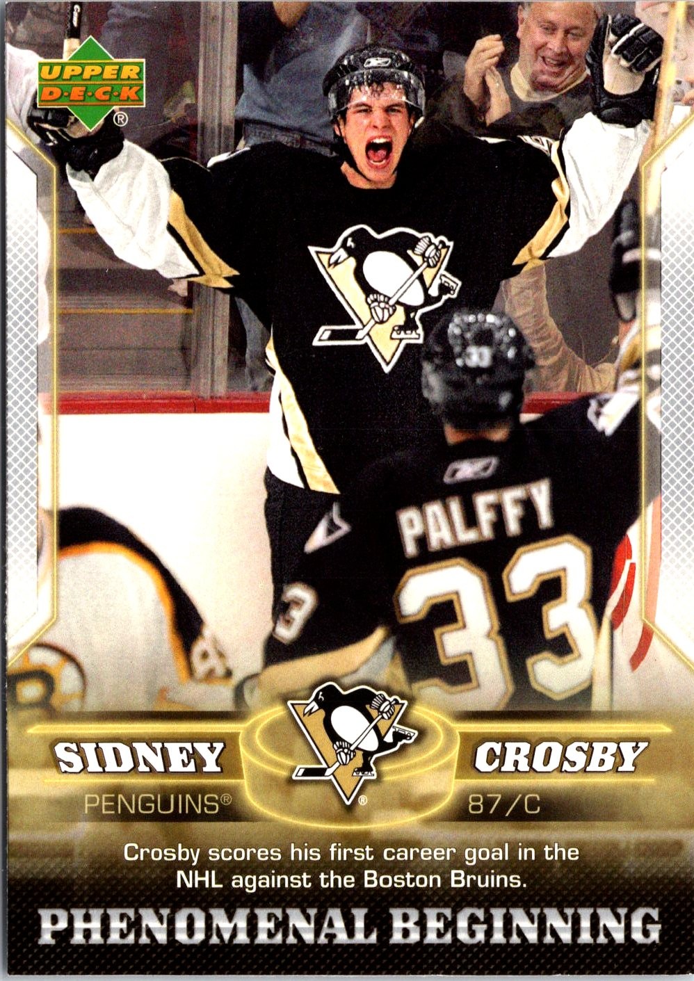 2005-06 Upper Deck Phenomenal Beginning Sidney Crosby #4 Sidney Crosby
