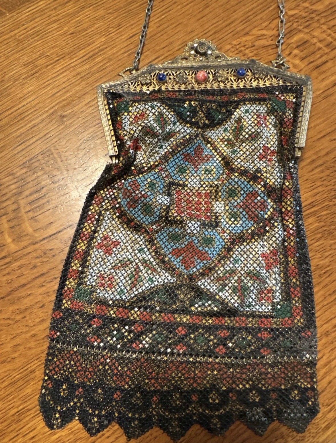 Mandalian Manufacturing Antique Mesh Purse 1920s-1930s