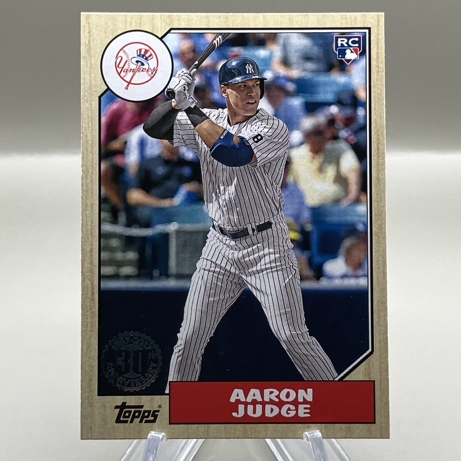 2017 Aaron Judge Topps 1987 30th Anniversary #87-58 Rookie Card RC