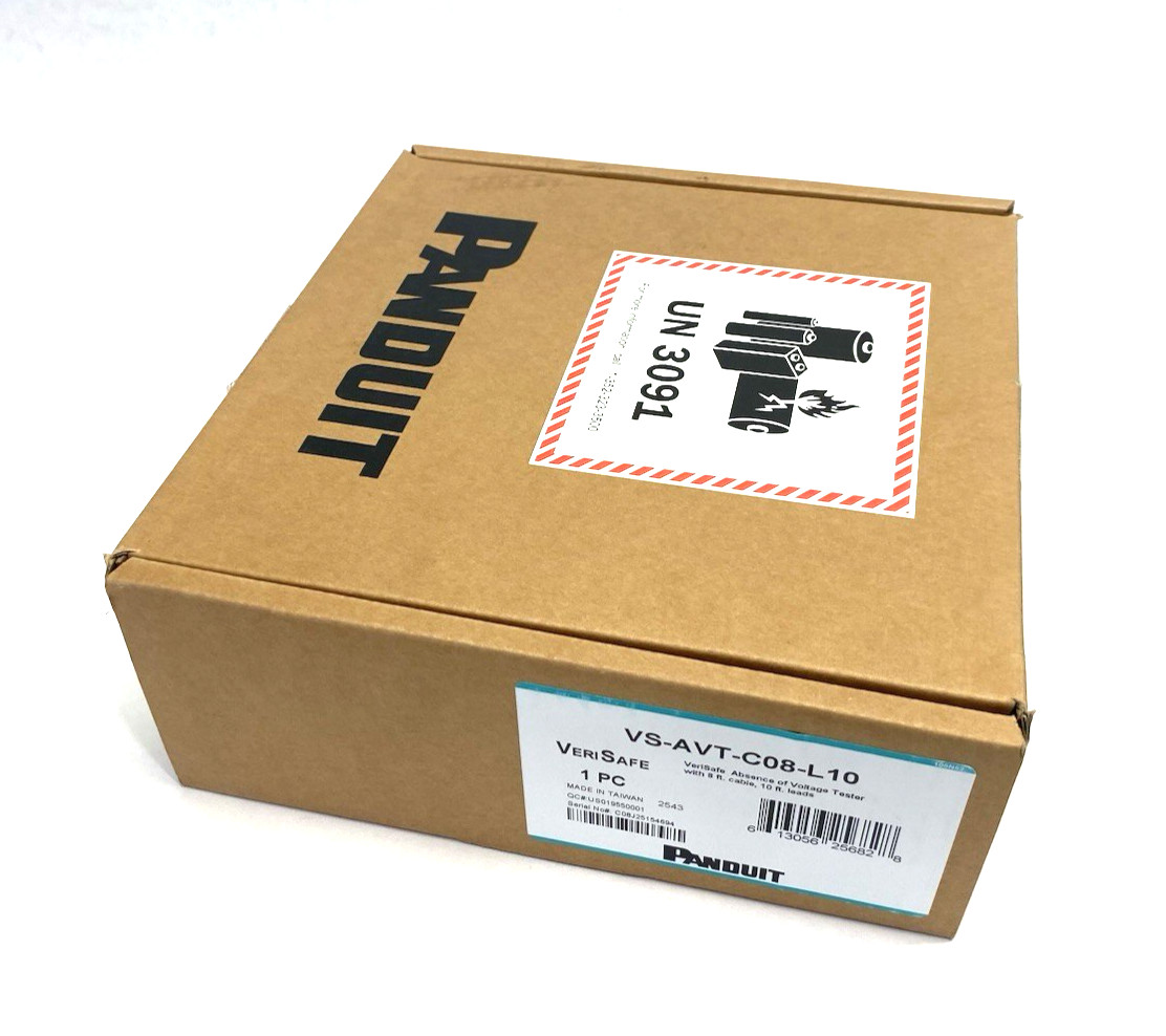 Panduit VS-AVT-C08-L10 VeriSafe™ Absence of Voltage Tester (AVT), LED Indication