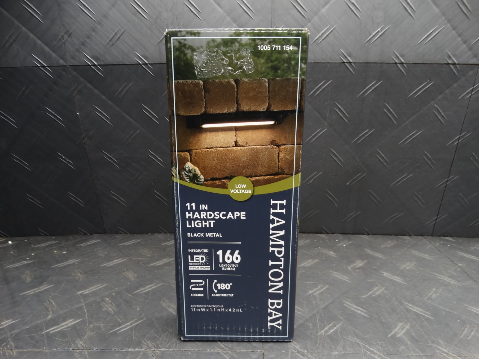 Hampton Bay 166 Lumen Low Voltage Black LED Outdoor Deck Light