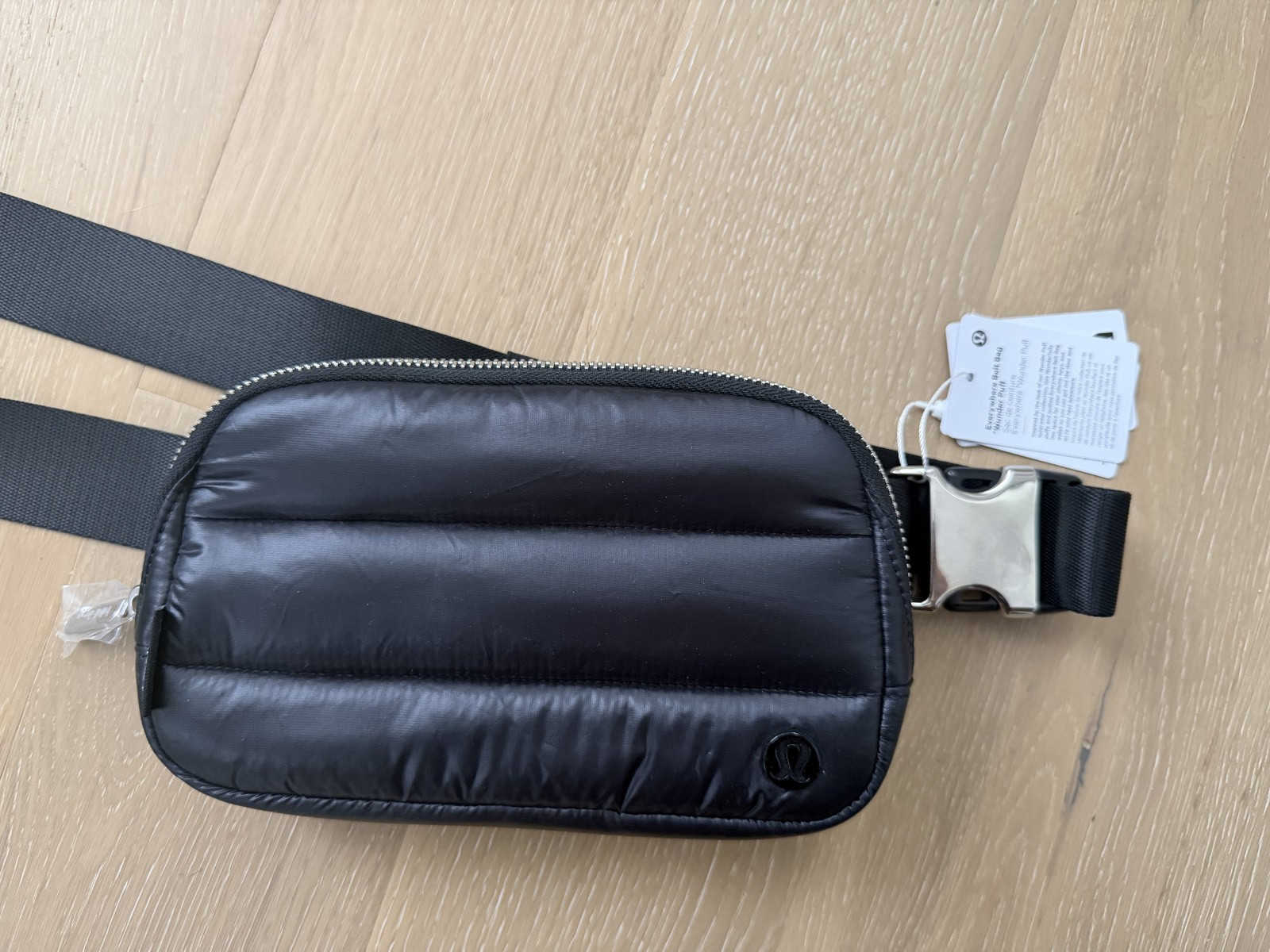 NWT Lululemon Everywhere Belt Bag 1L Wunder Puff Black