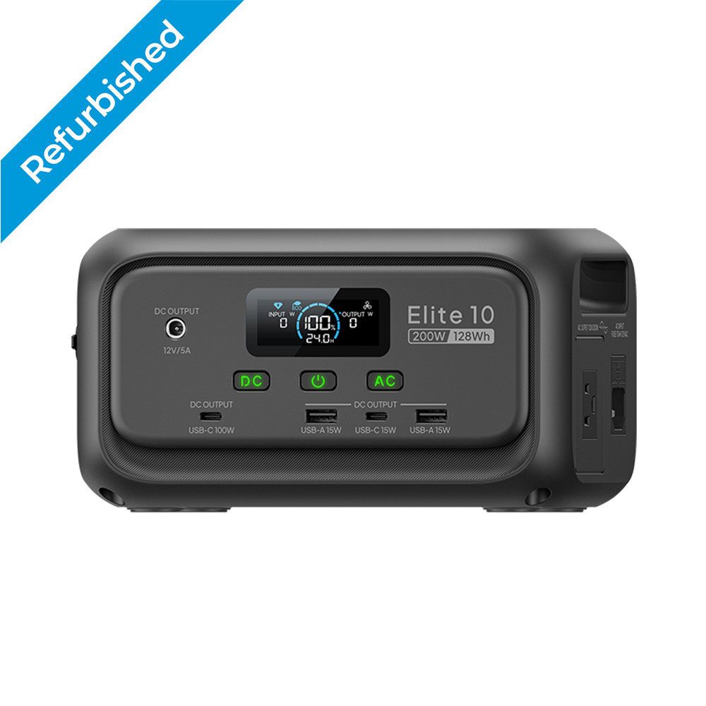 BLUETTI Elite 10 200W 128Wh Portable Mini Power Station LiFePO₄ for Camping