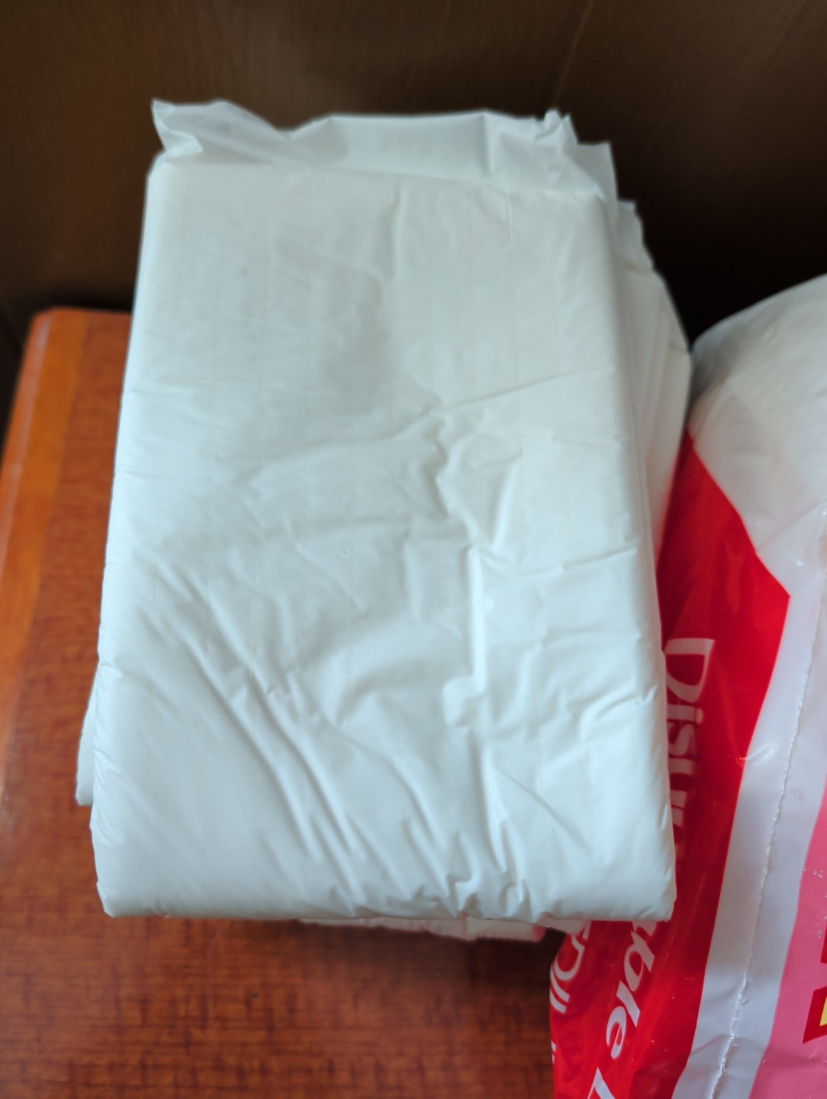 Vintage Plastic Backed Diapers 5-Pack White Baby Diapers