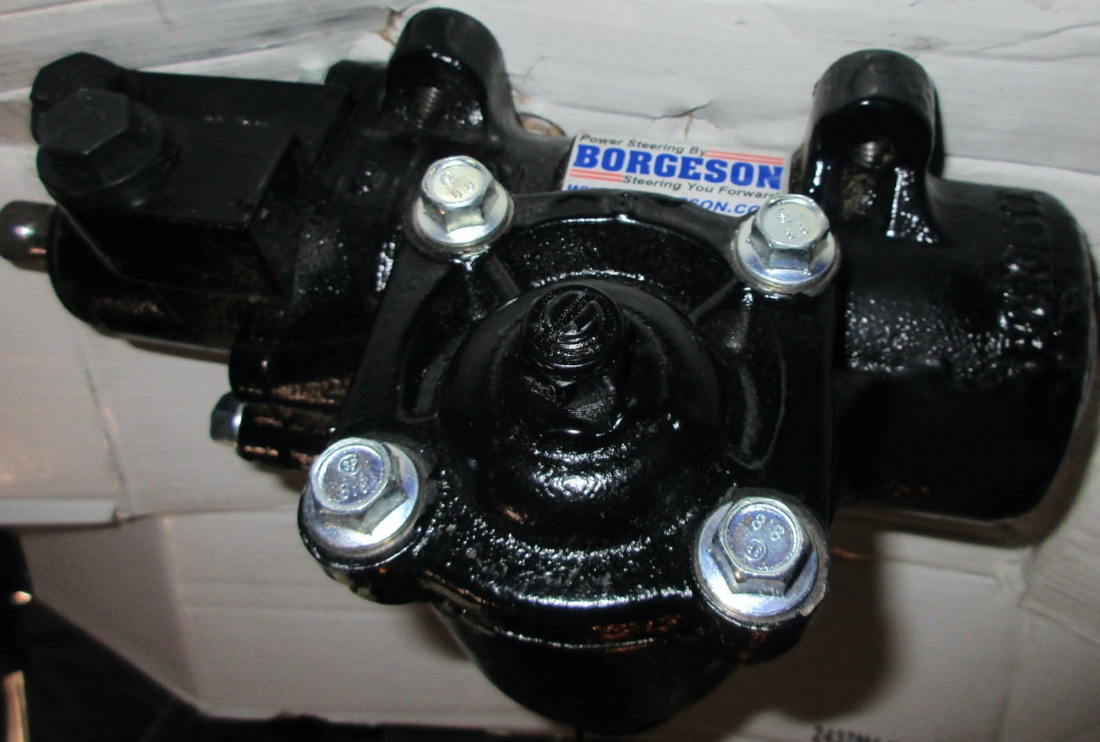 BORGESON 800130 Muscle Car Series 12.7:1 Ratio Power Steering Box Chevelle NOVA