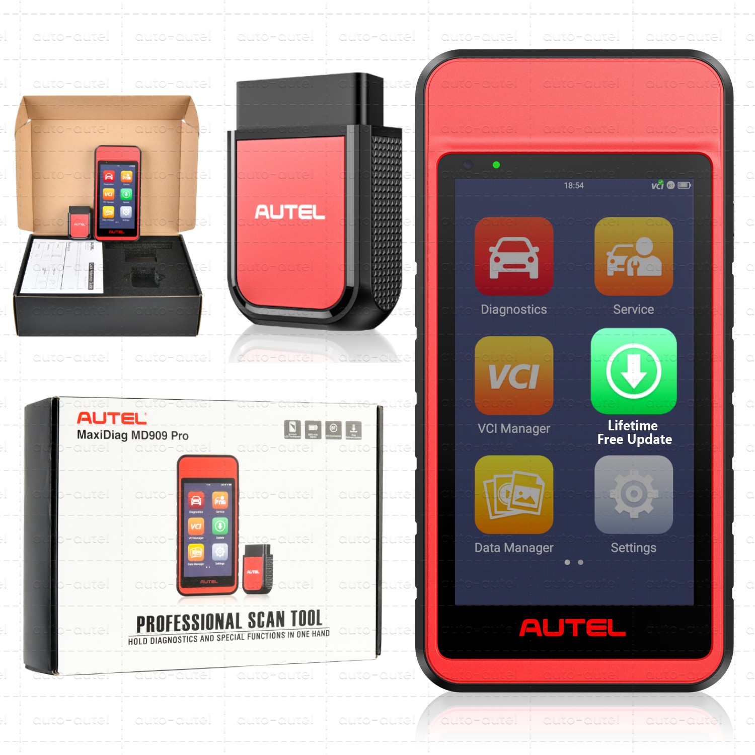 2026 Autel MaxiDiag MD909 PRO Car Scanner All System 11 Hot Service Free Update