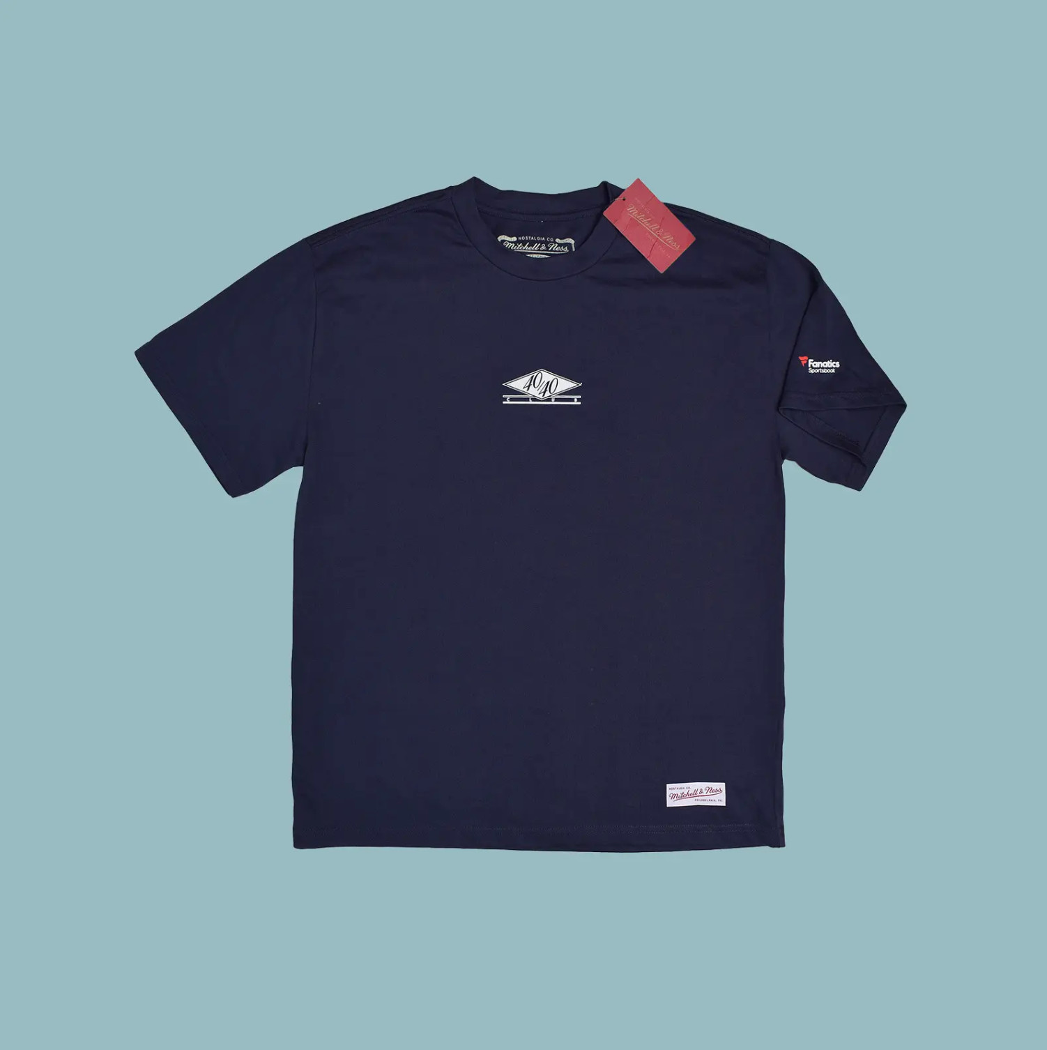 *RARE* *BNWT* MITCHELL & NESS JAY-Z 40/40 CLUB T-SHIRT NAVY MEDIUM