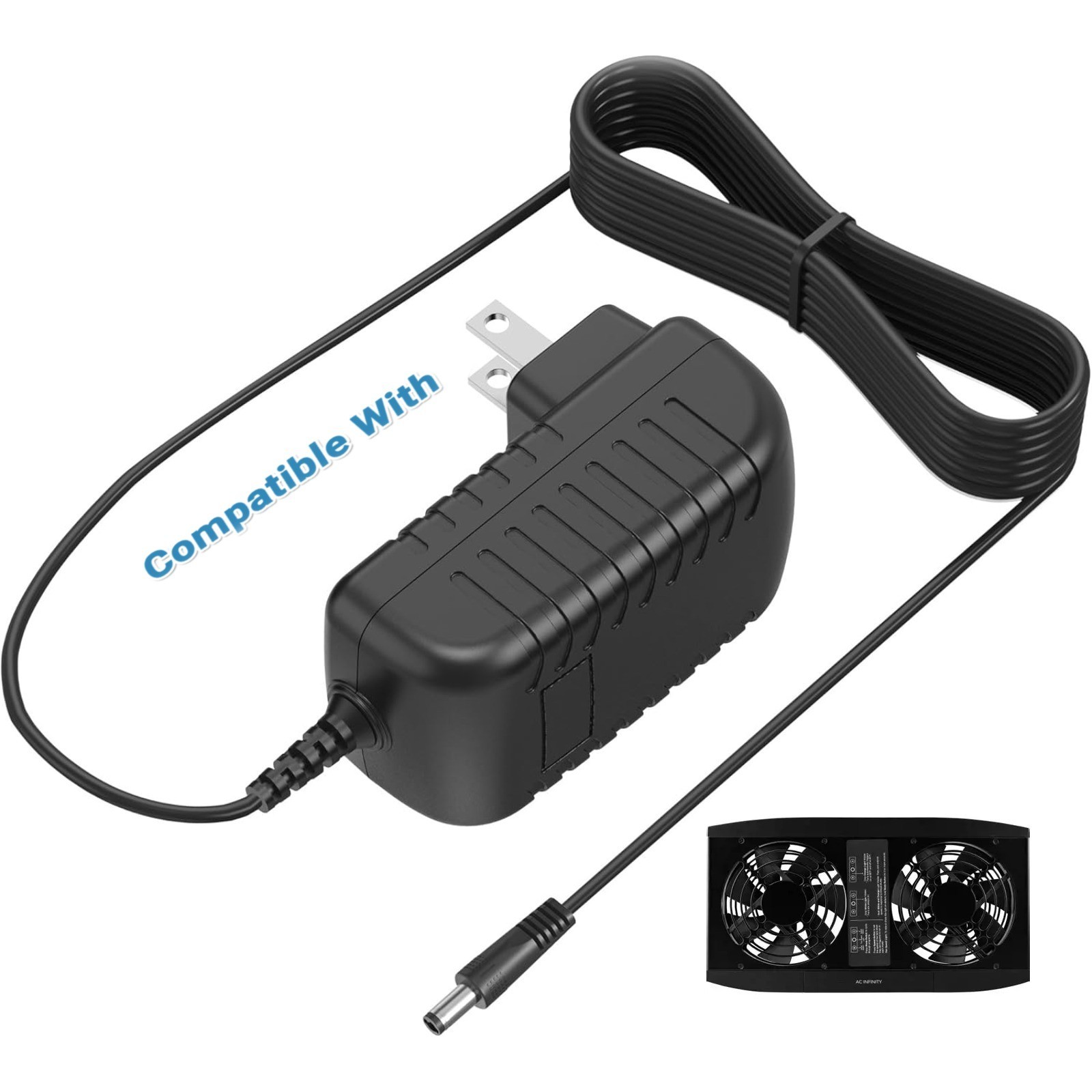 Charger for AC Infinity AIRCOM S6 S7 S8 S9 S10 T8 T9 T10 Cooling Fan System