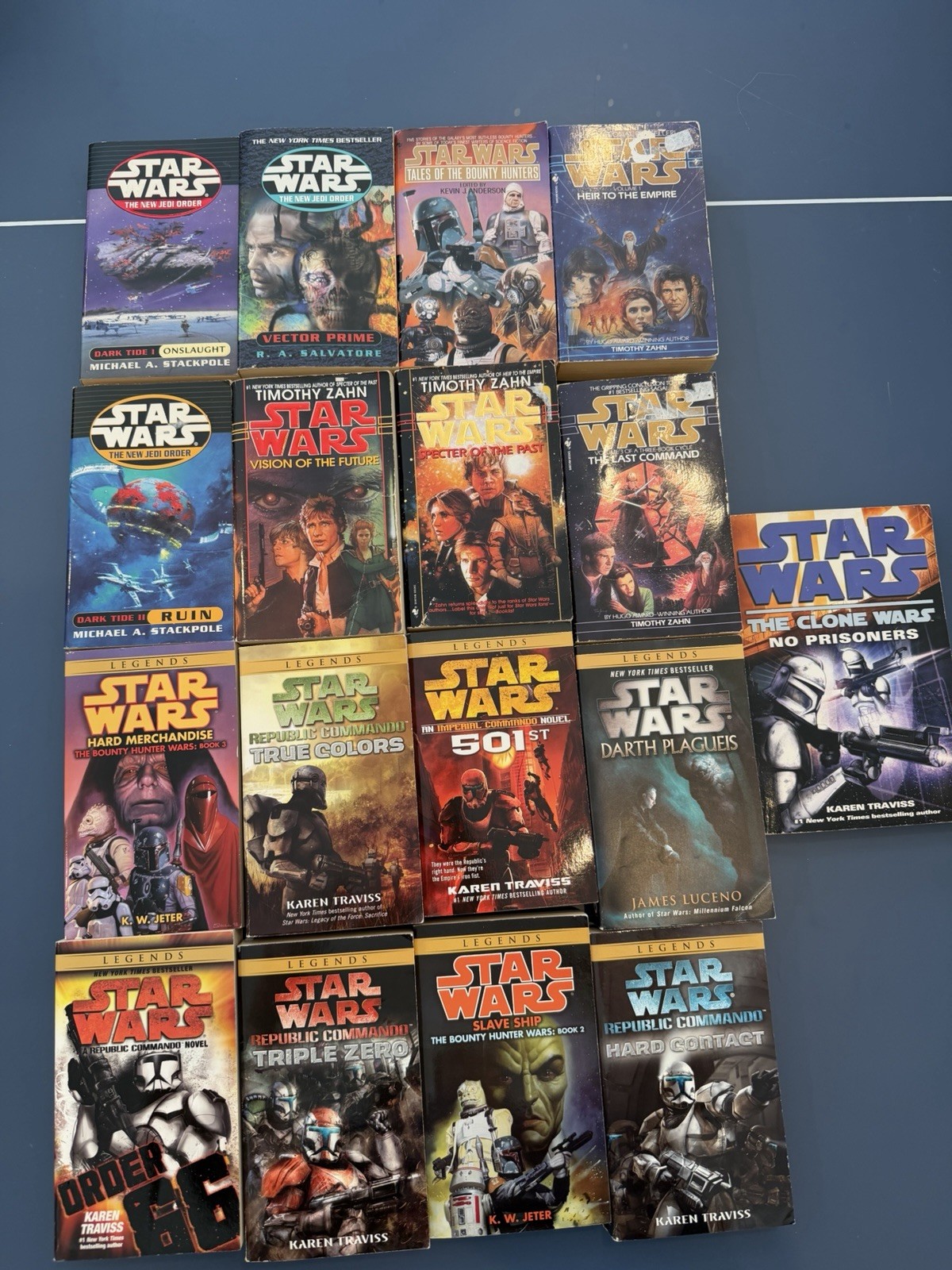 Set Of 16 Star Wars Paperback Books Various EUC Set Of 16 Star Wars Paperback Books Various EUC