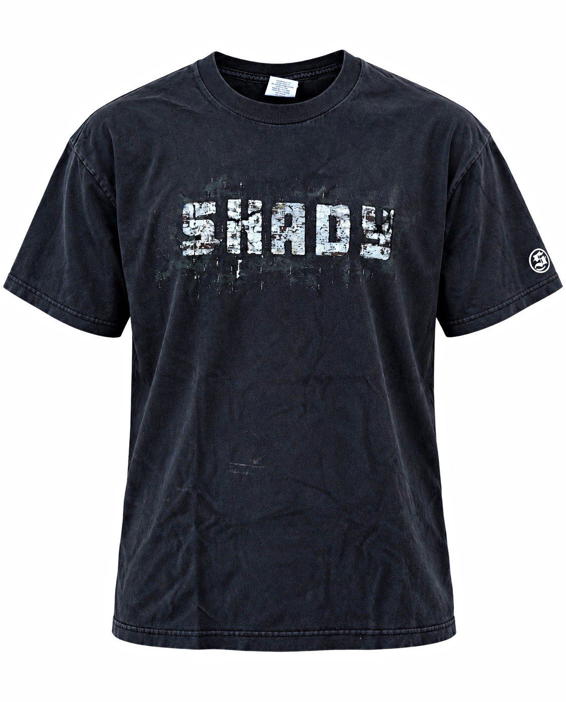 Vintage Shady Ltd Distressed Graphic T Shirt Black Y2K Hip Hop Streetwear Mens L