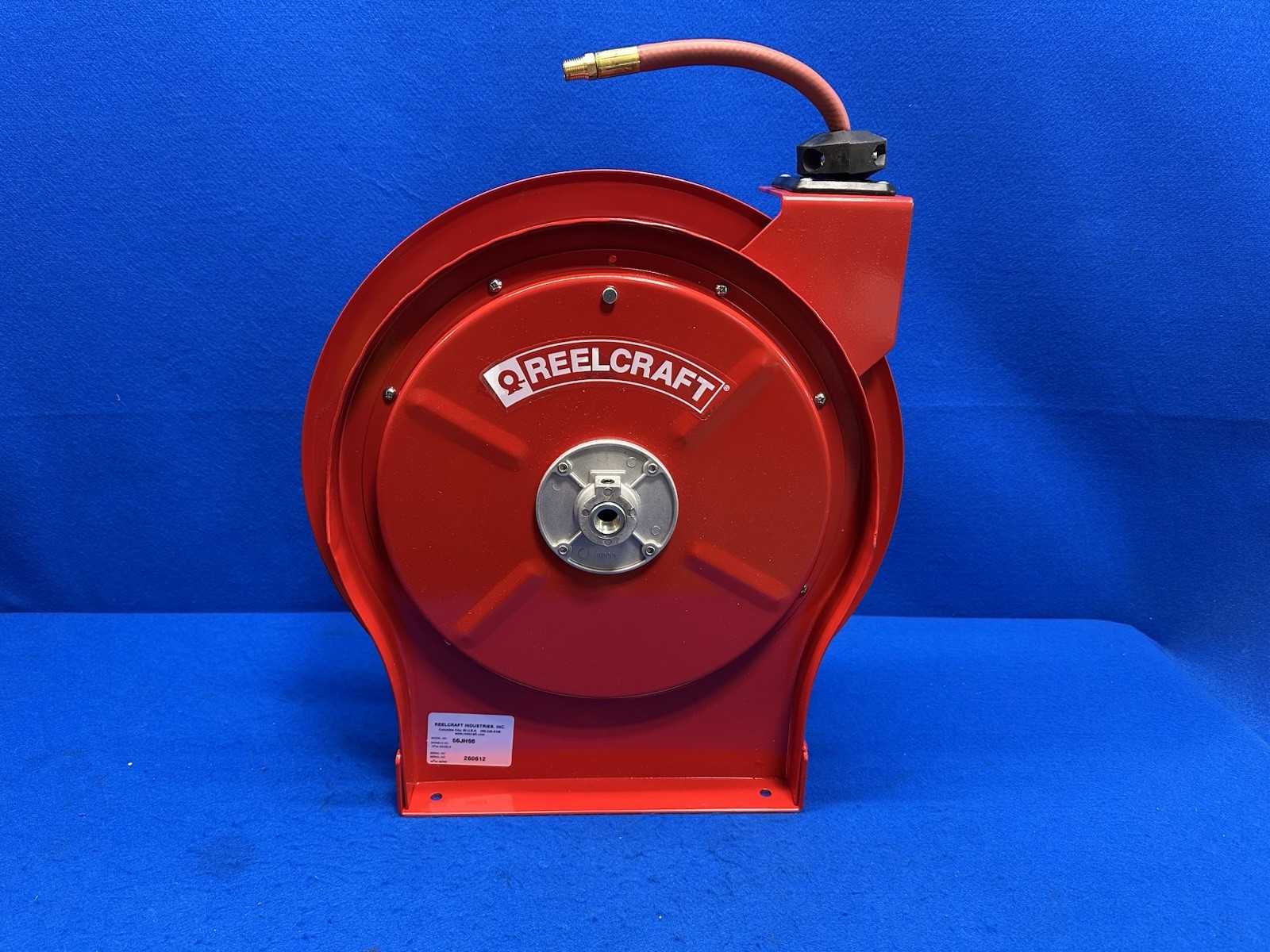 Reelcraft 5650 OLP1 Spring Return Hose Reel, 50 ft