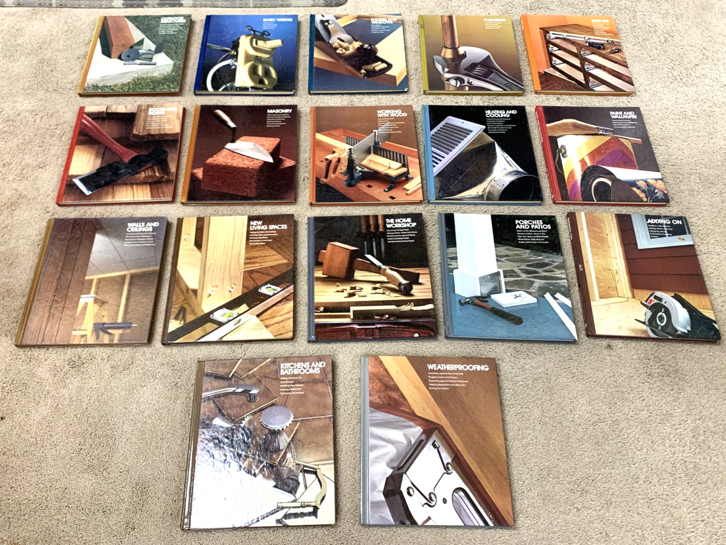 Vintage Time Life Home Repair And Improvement Books Lot of 17 1978 - 1983