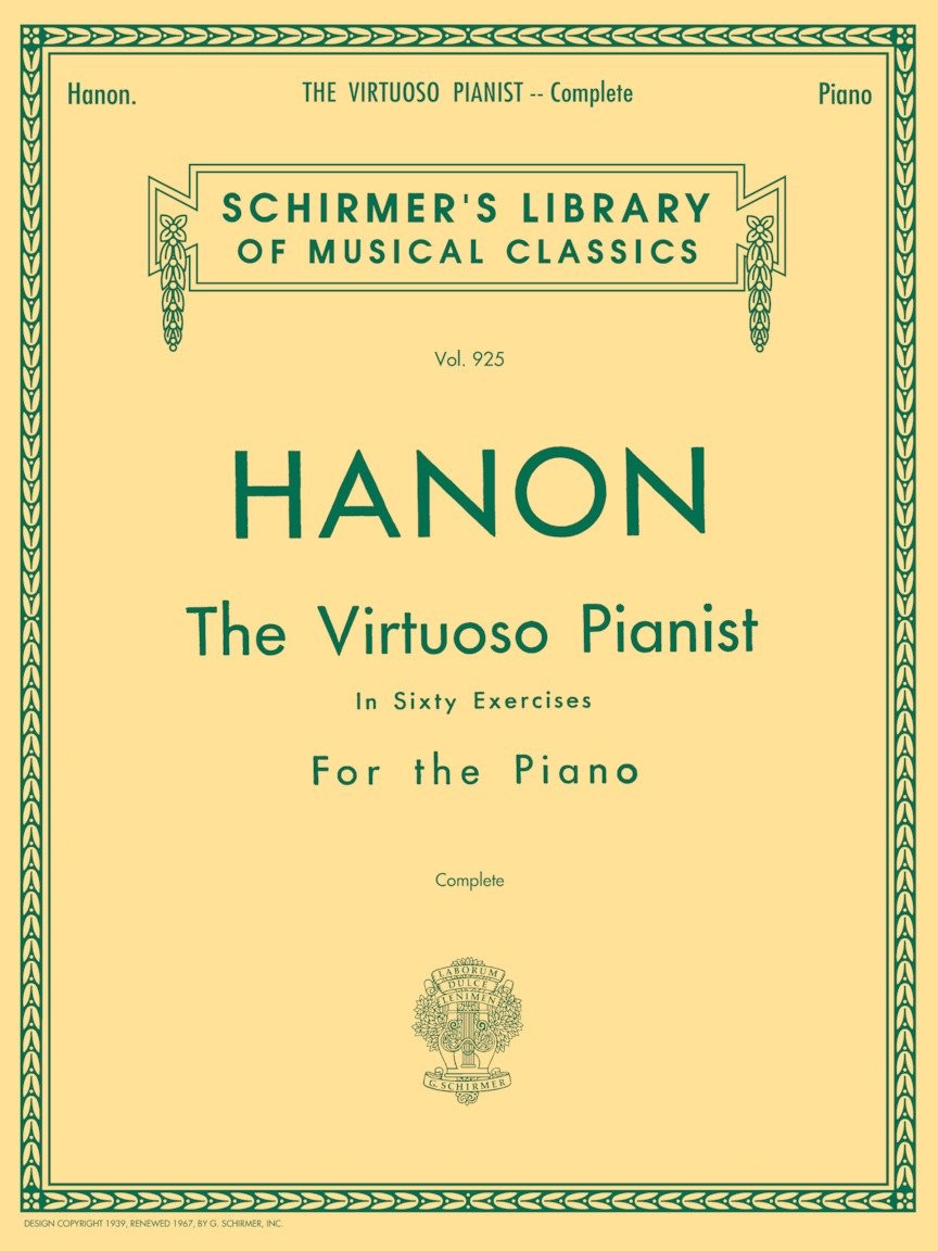 Hanon: The Virtuoso Pianist In Sixty Exercises For The Piano, Vol. 925, Comp...