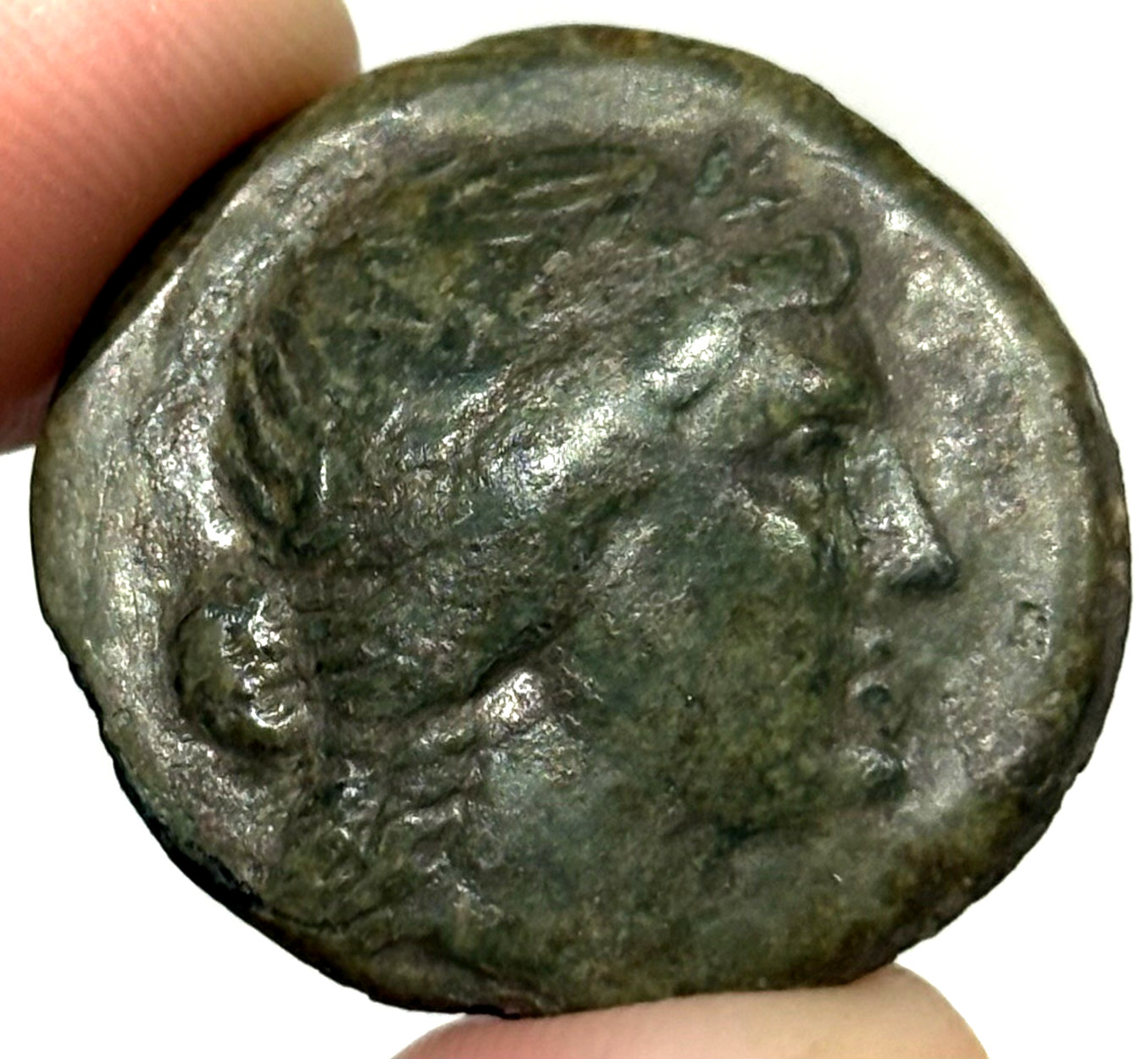 250-150 BC Thrace Kallatis AE Trichalkon Apollo Ancient Greek Coin 250-150 BC Thrace Kallatis AE Trichalkon Apollo Ancient Greek Coin