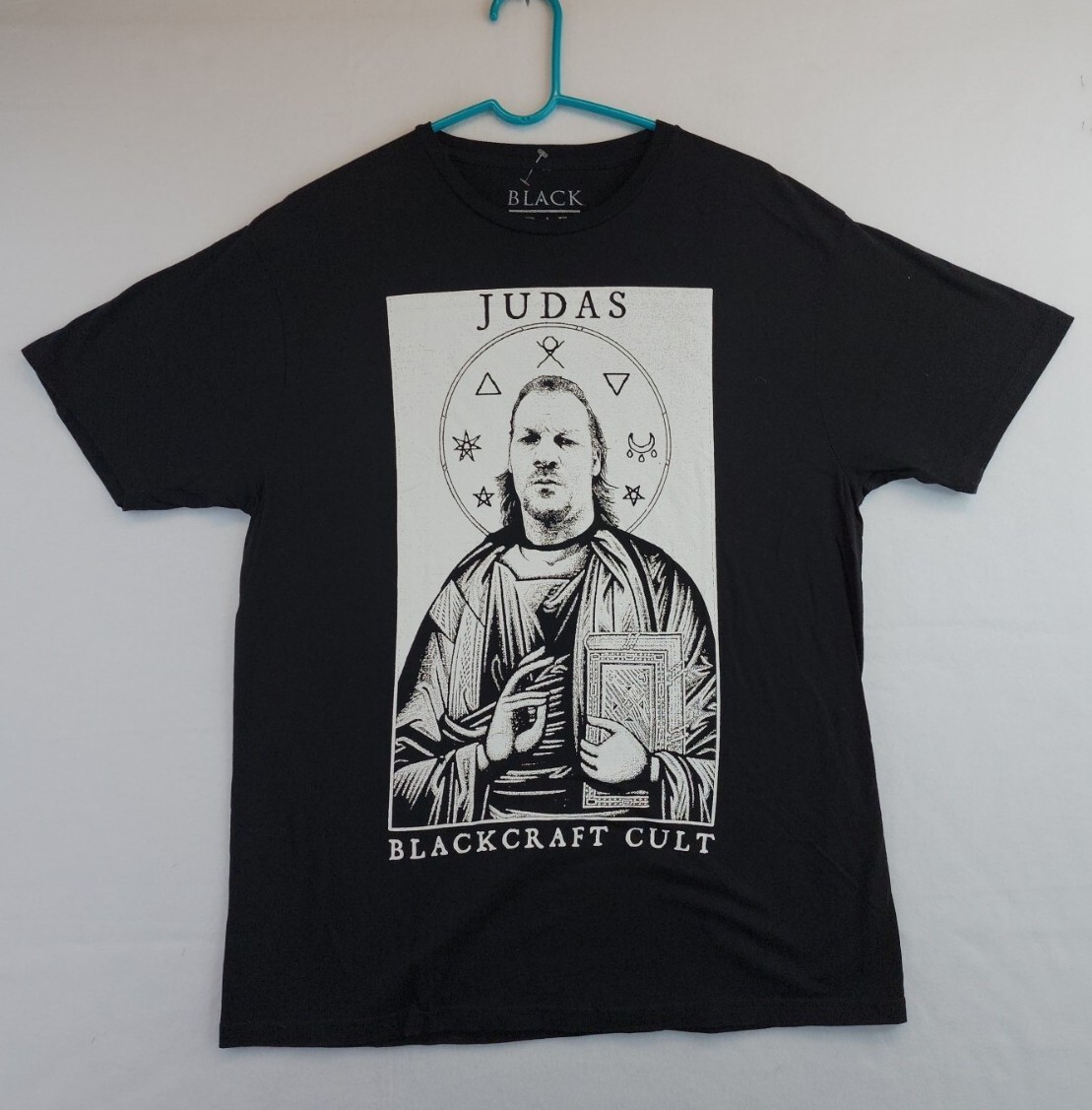 WWE Chris Jerico Judas Blackcraft Graphic Black T-shirt Mens Large WWE Chris Jerico Judas Blackcraft Graphic Black T-shirt Mens Large