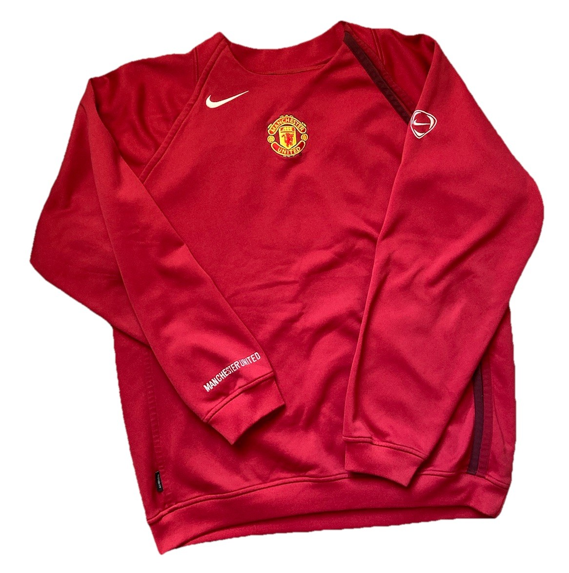 Vintage 2000\'s Nike Manchester United Football Sweatshirt Track Top Crewneck M