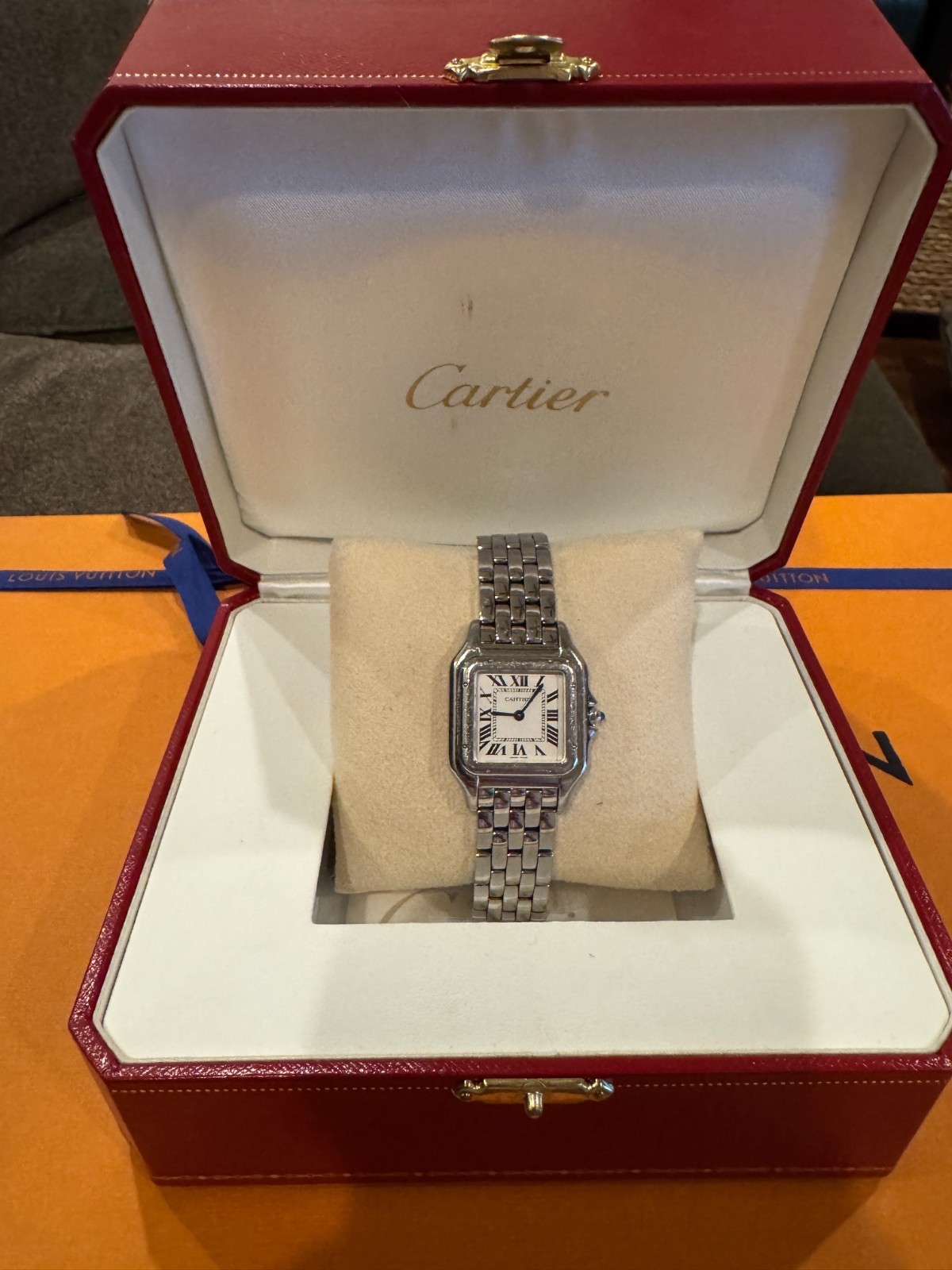 Cartier Panthère de Cartier 4016 Medium Stainless Steel Quartz Watch w/ Box Cartier Panthère de Cartier 4016 Medium Stainless Steel Quartz Watch w/ Box