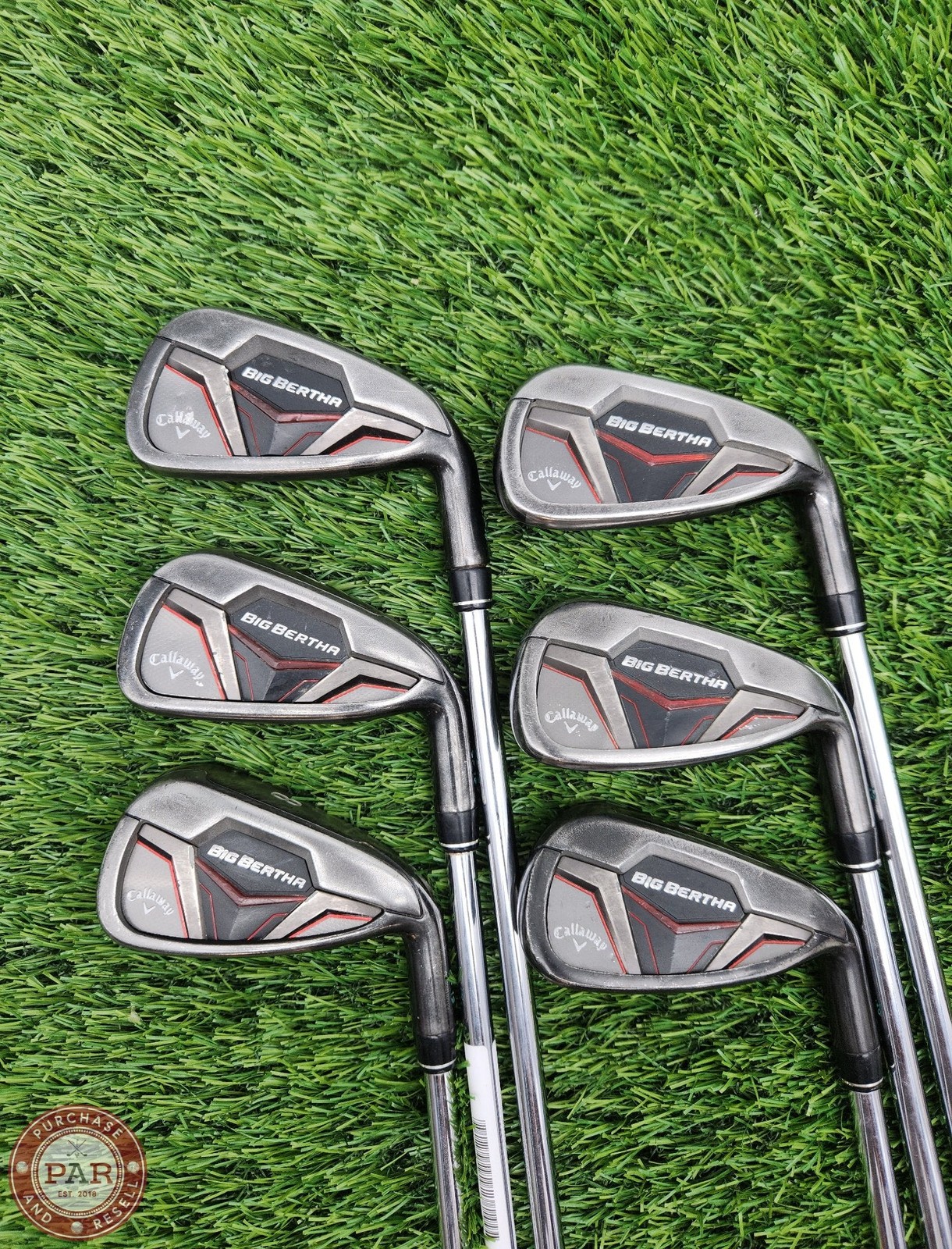 2019 CALLAWAY BIG BERTHA IRON SET 6-GW REG TT ELEVATE 95 VSS  GOOD