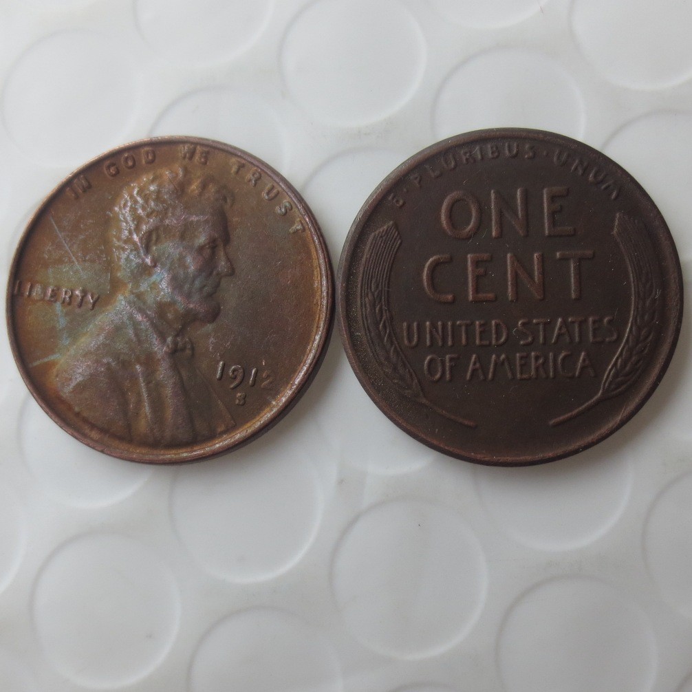 1912 S Lincoln Wheat Cent As shown in the figure 1912 S Lincoln Wheat Cent As shown in the figure