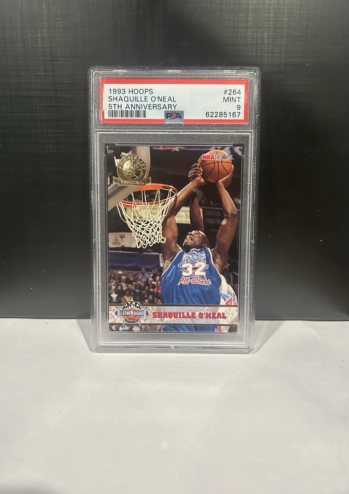 SkyBox 1993-94 NBA Hoops Fifth Anniversary No.264 Shaquille O\'Neal Magic CLEAN