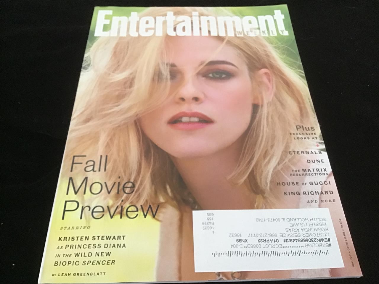 Entertainment Weekly Magazine November 2021 Fall Movie Preview