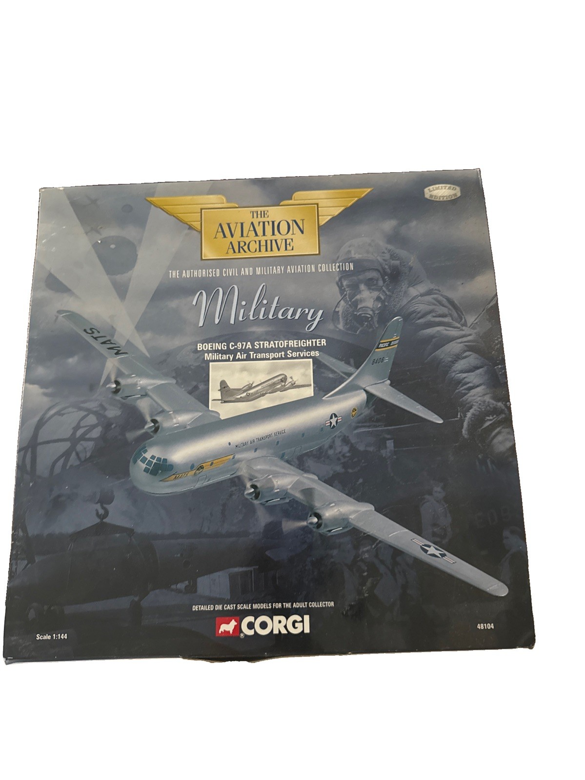 Corgi THE AVIATION ARCHIVE #48104 BOEING C-97A STRATOFIGHTER MILITARY PLANE Corgi THE AVIATION ARCHIVE #48104 BOEING C-97A STRATOFIGHTER MILITARY PLANE