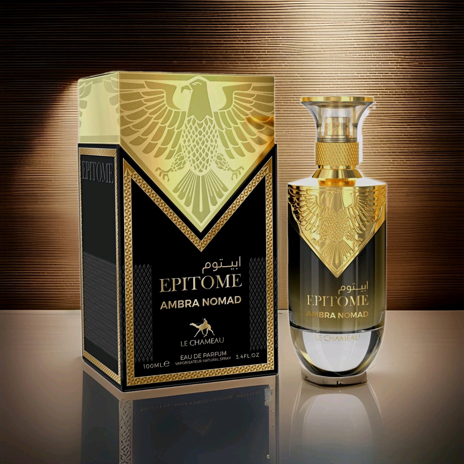 LE CHAMEAU Epitome Ambra Nomad Eau de Parfum Spray 3.4 fl oz. (100mL). **NIB**