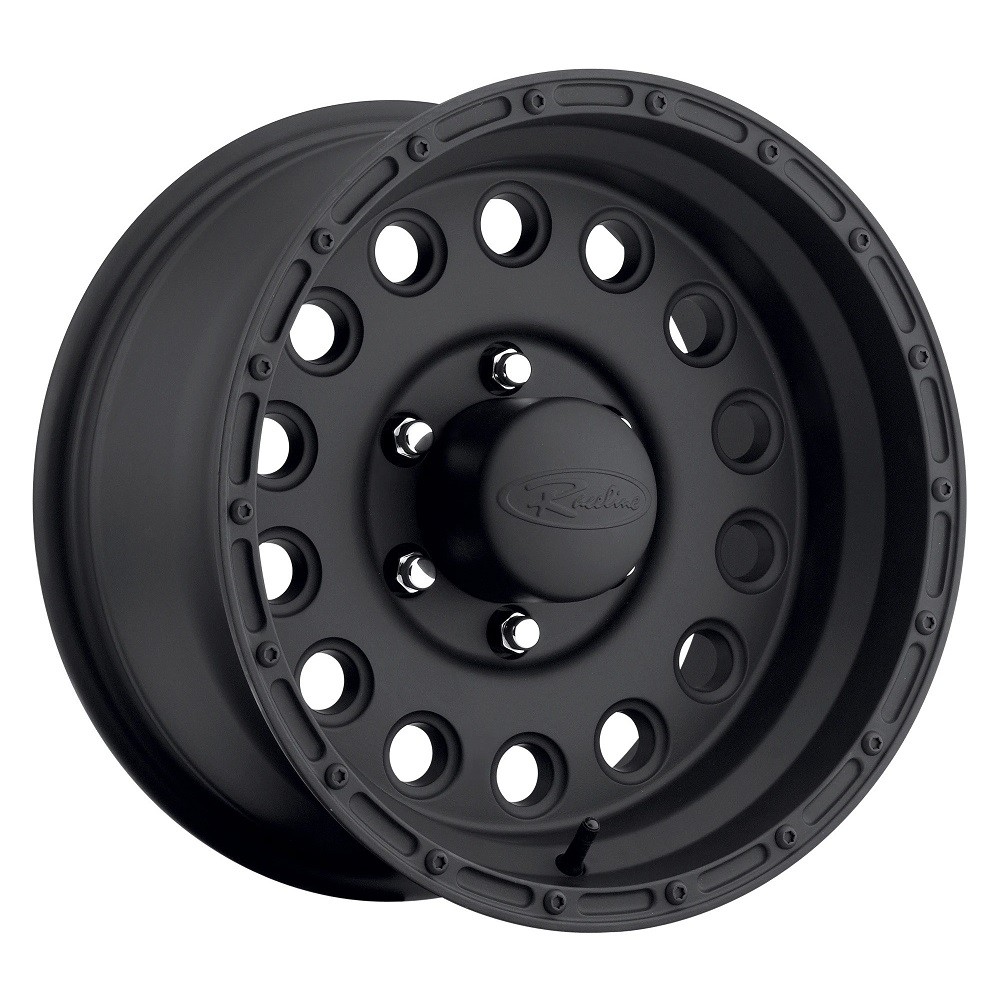 RACELINE 887 Rockcrusher Rim 17X9 8X170 Offset 0 Satin Black (Quantity of 1)