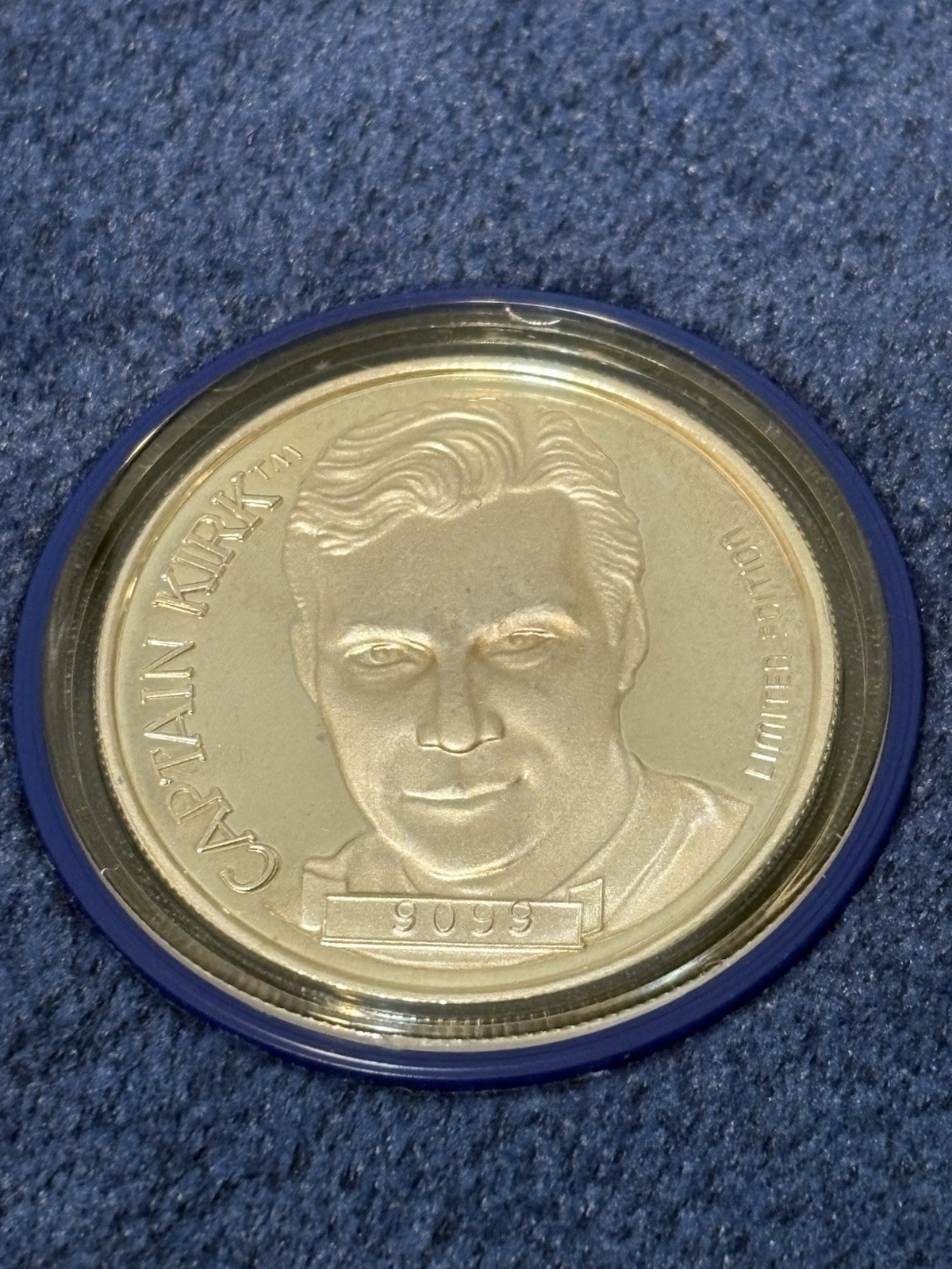 STAR TREK 1991 Captain Kirk Commemorative Coin Case New 1 oz. Silver Set