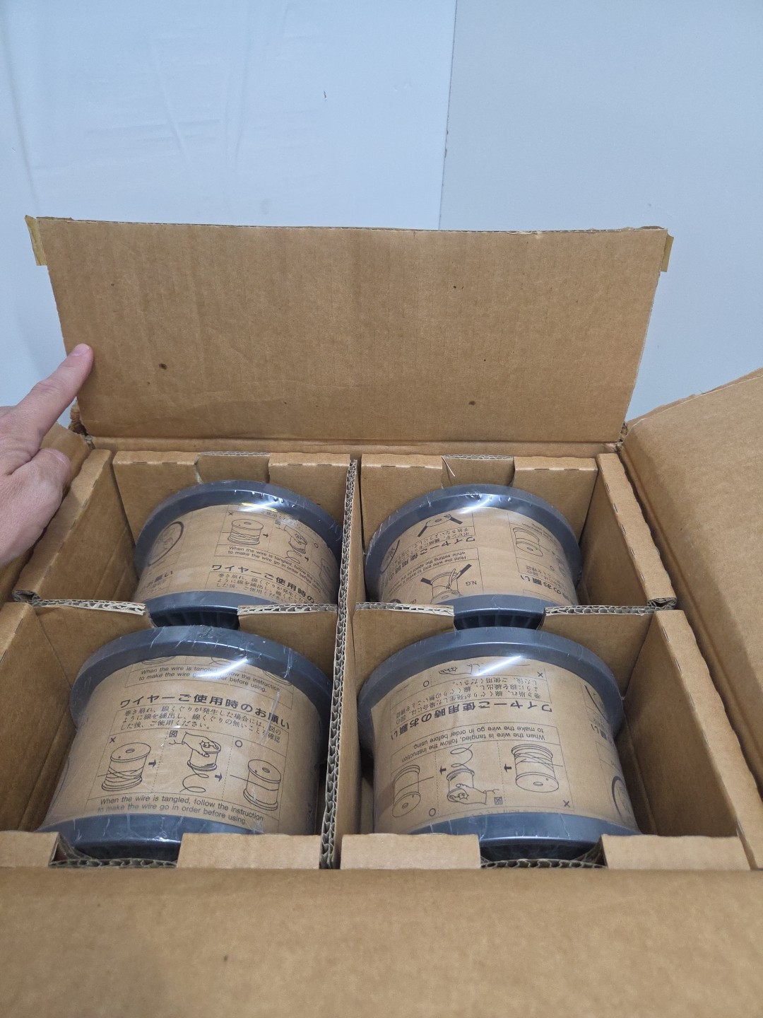 OKI ELECTRIC OB-30P 5KG EDM WIRE (4 Rolls) **NOS** FAST SHIPPING** OKI ELECTRIC OB-30P 5KG EDM WIRE (4 Rolls) **NOS** FAST SHIPPING**