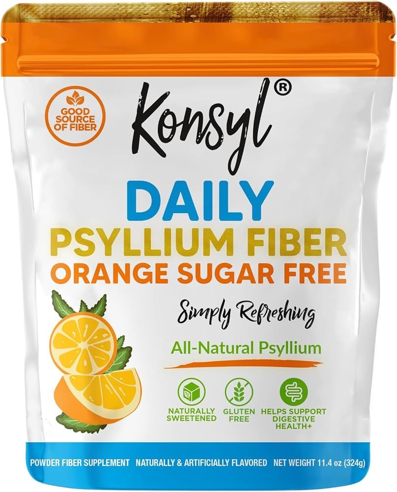 Konsyl Daily 2 packs Psyllium Fiber Orange Sugar Free Exp 08/24 NEW SEALED Konsyl Daily 2 packs Psyllium Fiber Orange Sugar Free Exp 08/24 NEW SEALED
