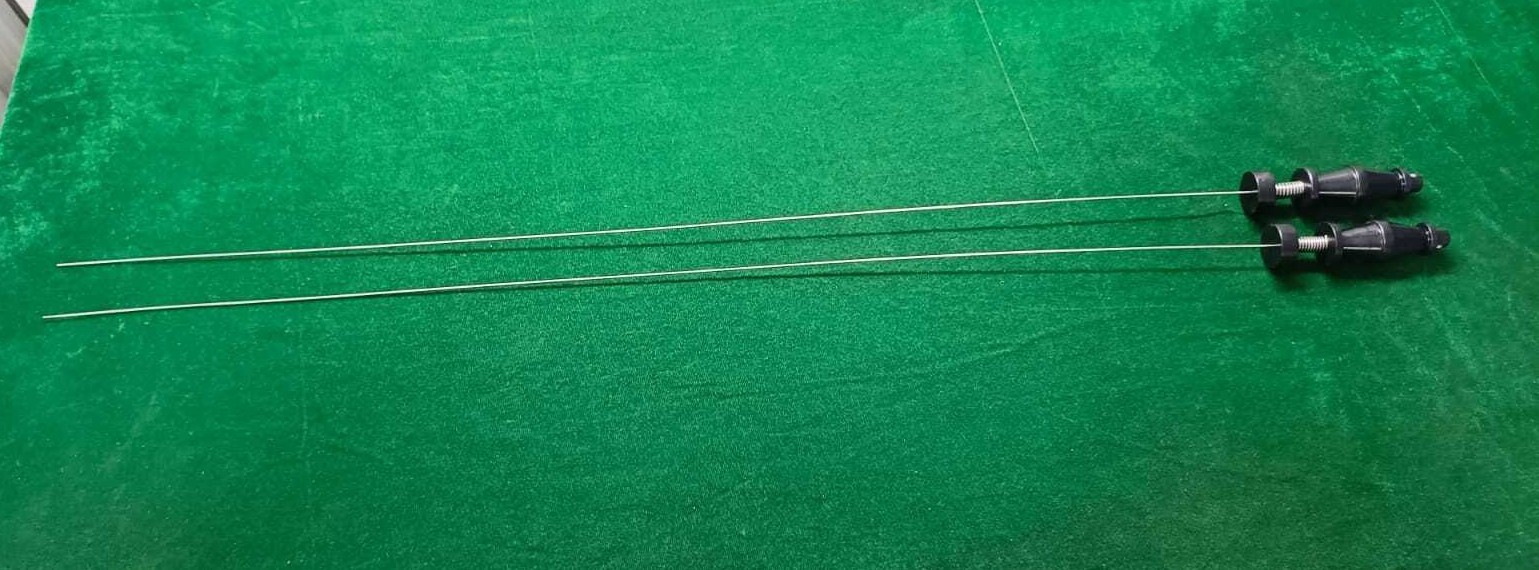 2pc Laparoscopic PCNL Tripronge Forceps 4FR 60cm Reusable Surgical Instruments
