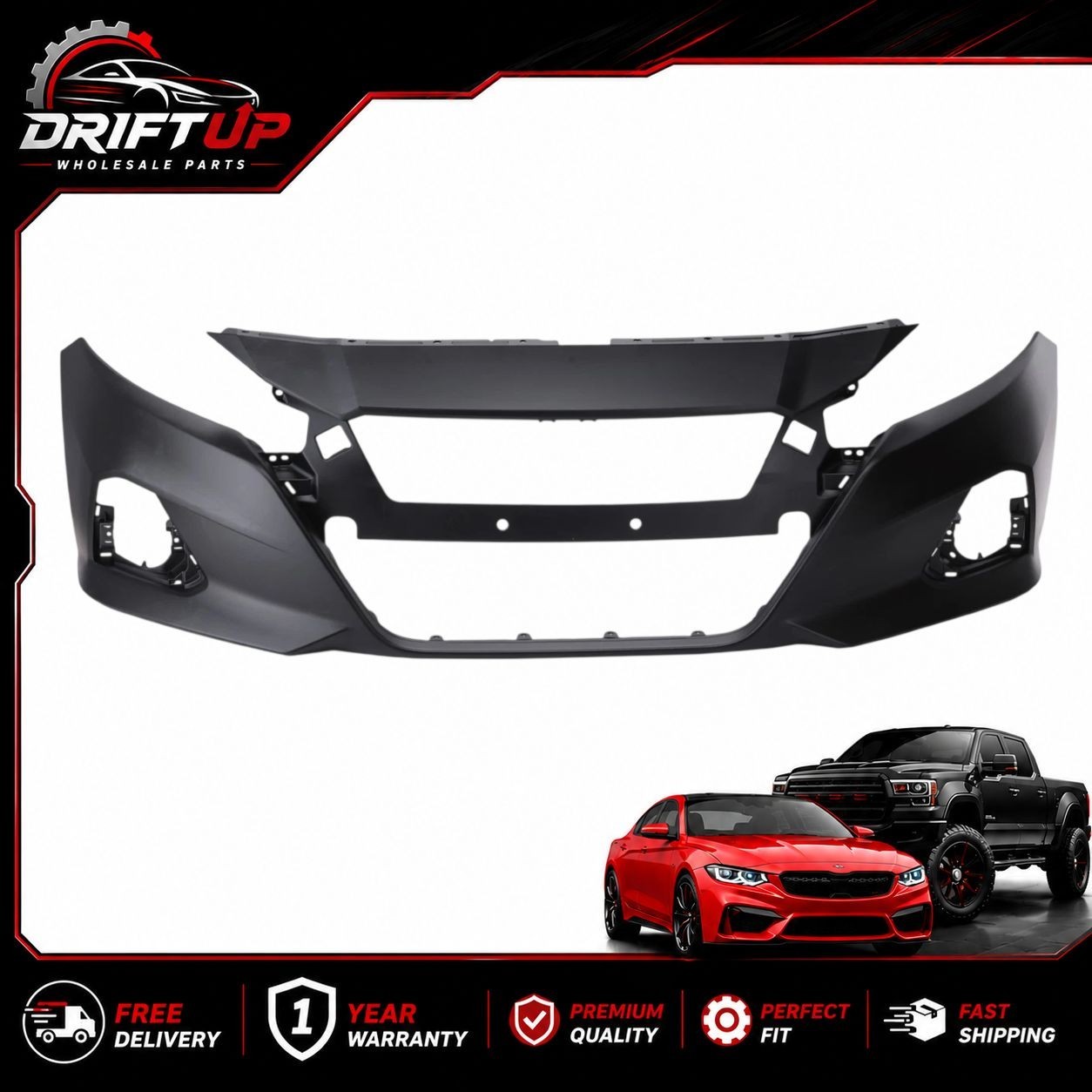 620226CA0H New Bumper Cover Fascia Front for Nissan Altima 2019-2022