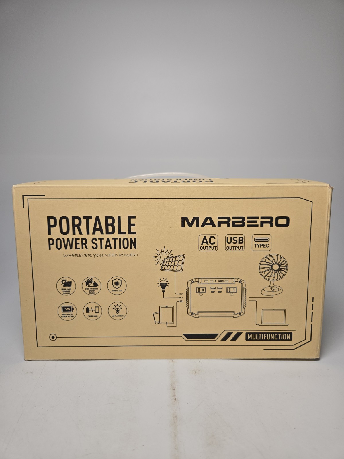 MARBERO Portable Power Station 88.8Wh 150W Peak