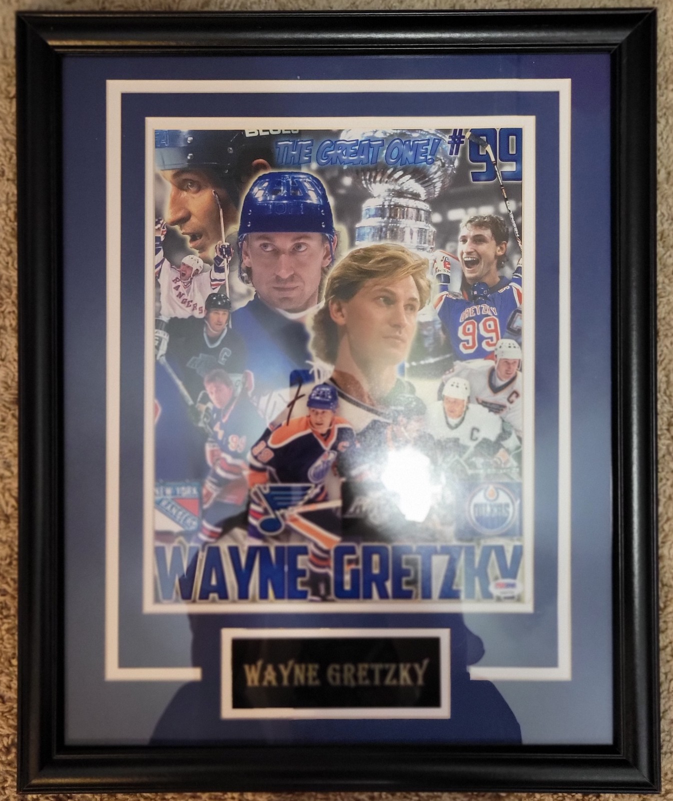 WAYNE GRETZKY AUTOGRAPHED SIGNED FRAMED 11X14 PHOTO / LA KINGS / PSA/DNA / HOF WAYNE GRETZKY AUTOGRAPHED SIGNED FRAMED 11X14 PHOTO / LA KINGS / PSA/DNA / HOF