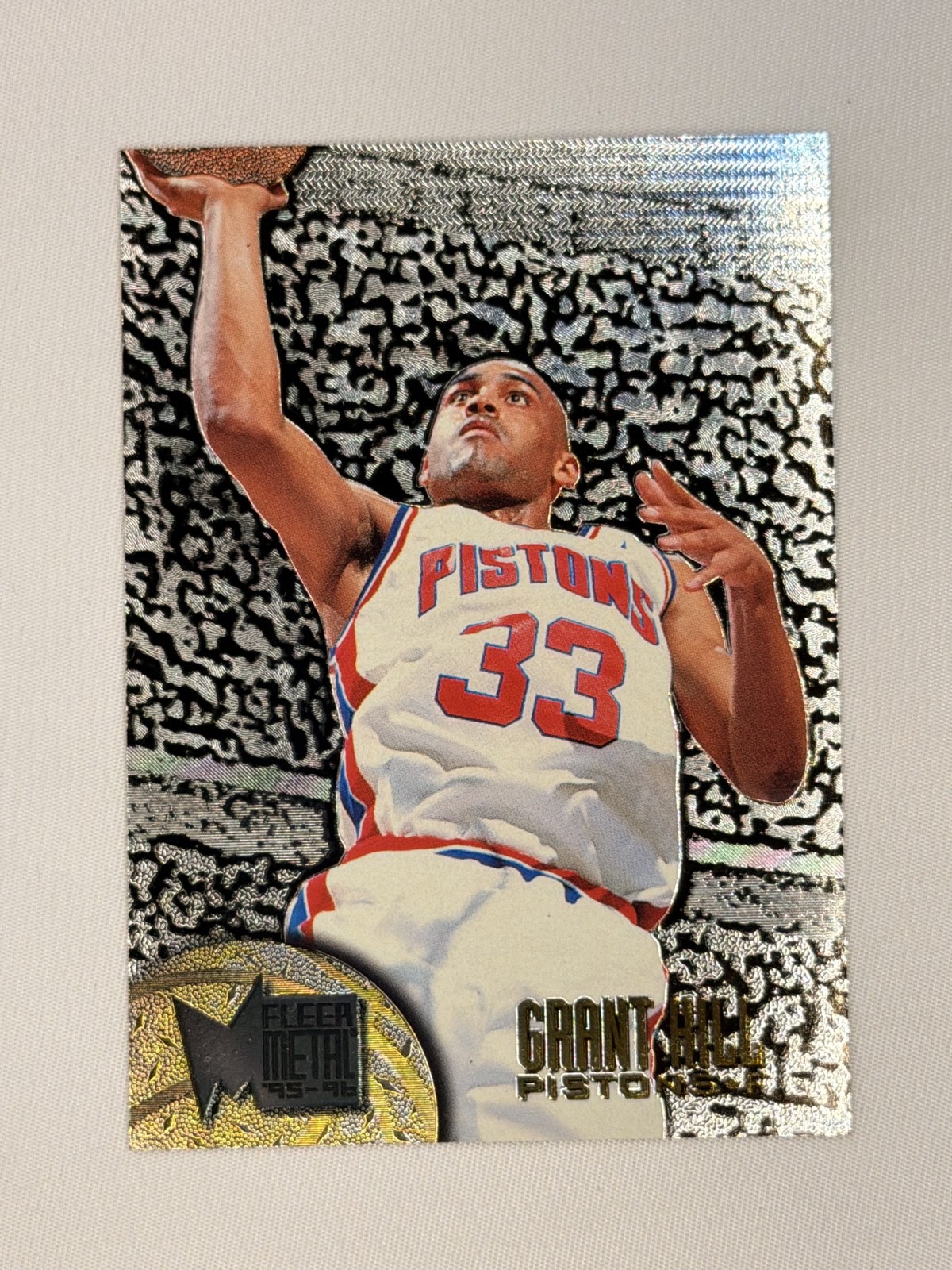1995-96 Fleer Metal - Grant Hill #29 Spotlight Silver