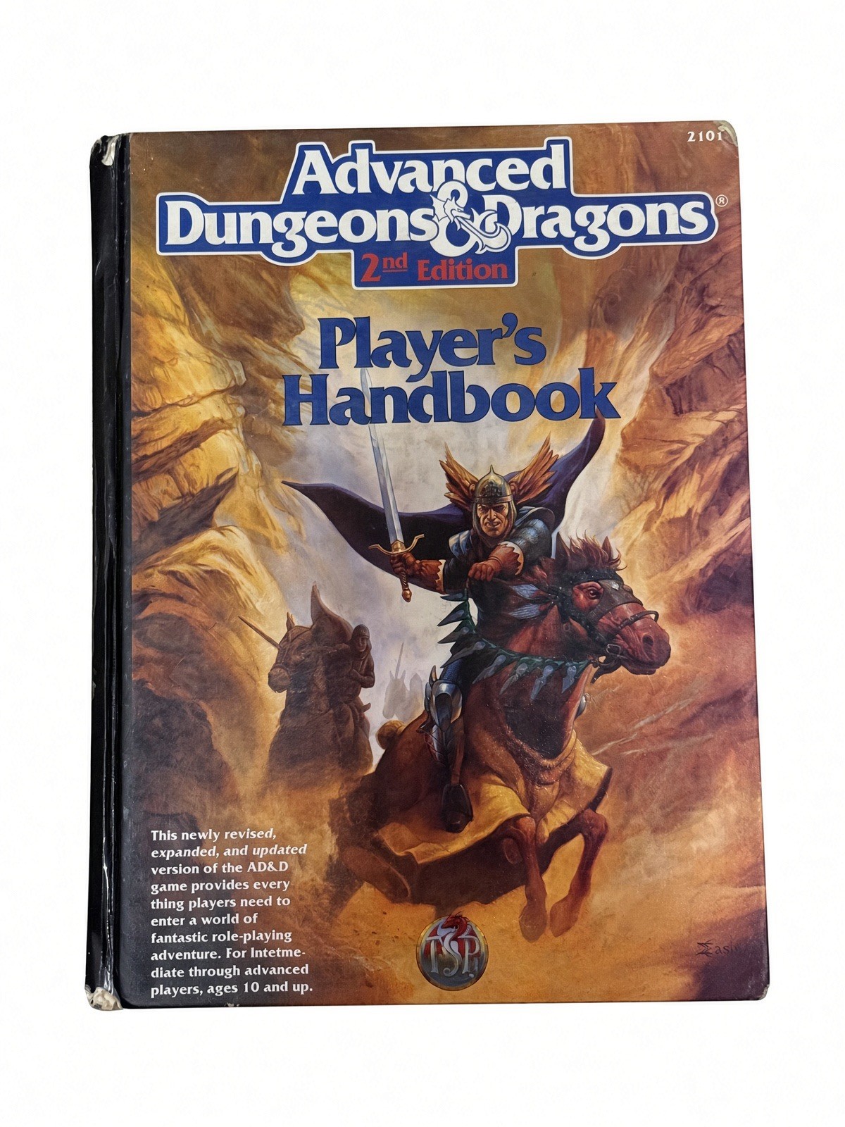 Vintage 1989 AD&D Player\'s Handbook 2nd Edition Hardcover TSR 2101 D&D