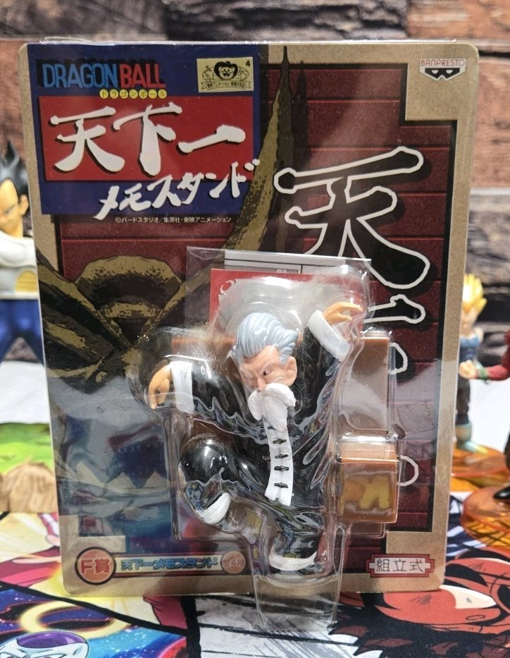 VTG 2008 Dragon Ball Jackie Chun Memo Stand Figure Banpresto NEW VTG 2008 Dragon Ball Jackie Chun Memo Stand Figure Banpresto NEW