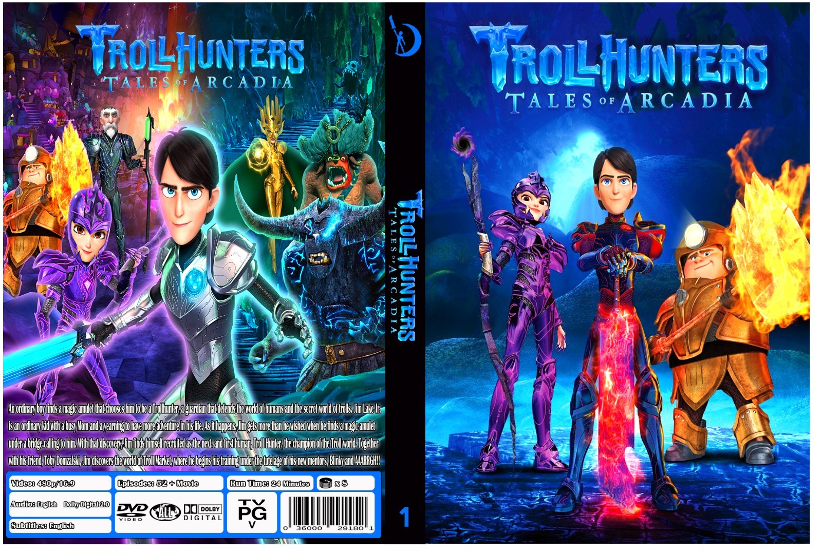 Show Tales of Arcadia Trollhunters Collection S 1 to 3 +Rise of the Titans Movie Show Tales of Arcadia Trollhunters Collection S 1 to 3 +Rise of the Titans Movie