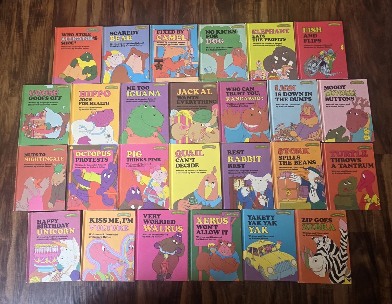 Complete Set SWEET PICKLES A-Z 26 Hardcover Books Lot 1977 Hefter Reinach Complete Set SWEET PICKLES A-Z 26 Hardcover Books Lot 1977 Hefter Reinach
