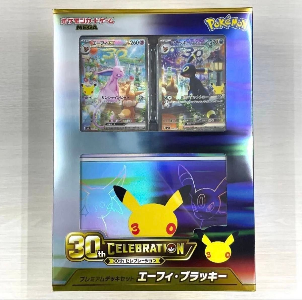 30th Celebration Premium Deck Set Espeon Umbreon Japanese Pokemon card M6a NEW