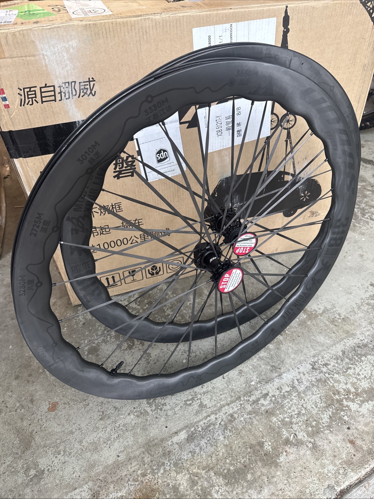 Winspace UNAAS Pro 2 Wave Carbon Wheelset 