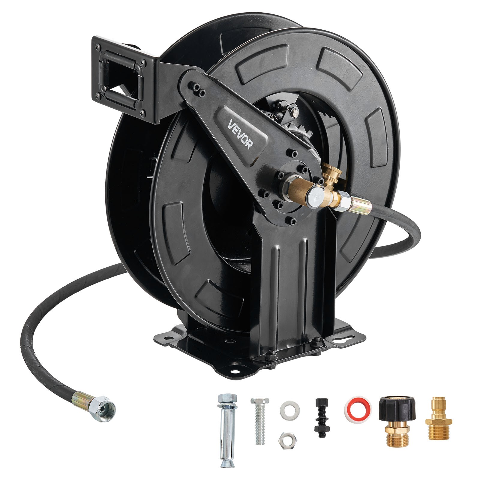 VEVOR Retractable Pressure Washer Hose Reel 3/8\